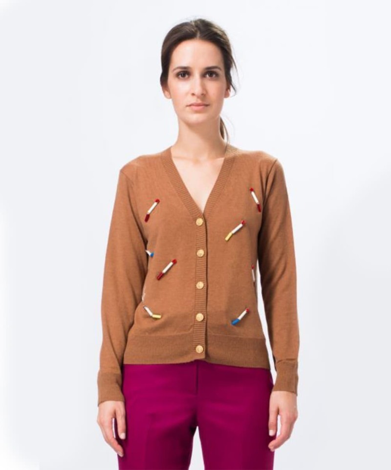 Cardigan Muveil en Laine