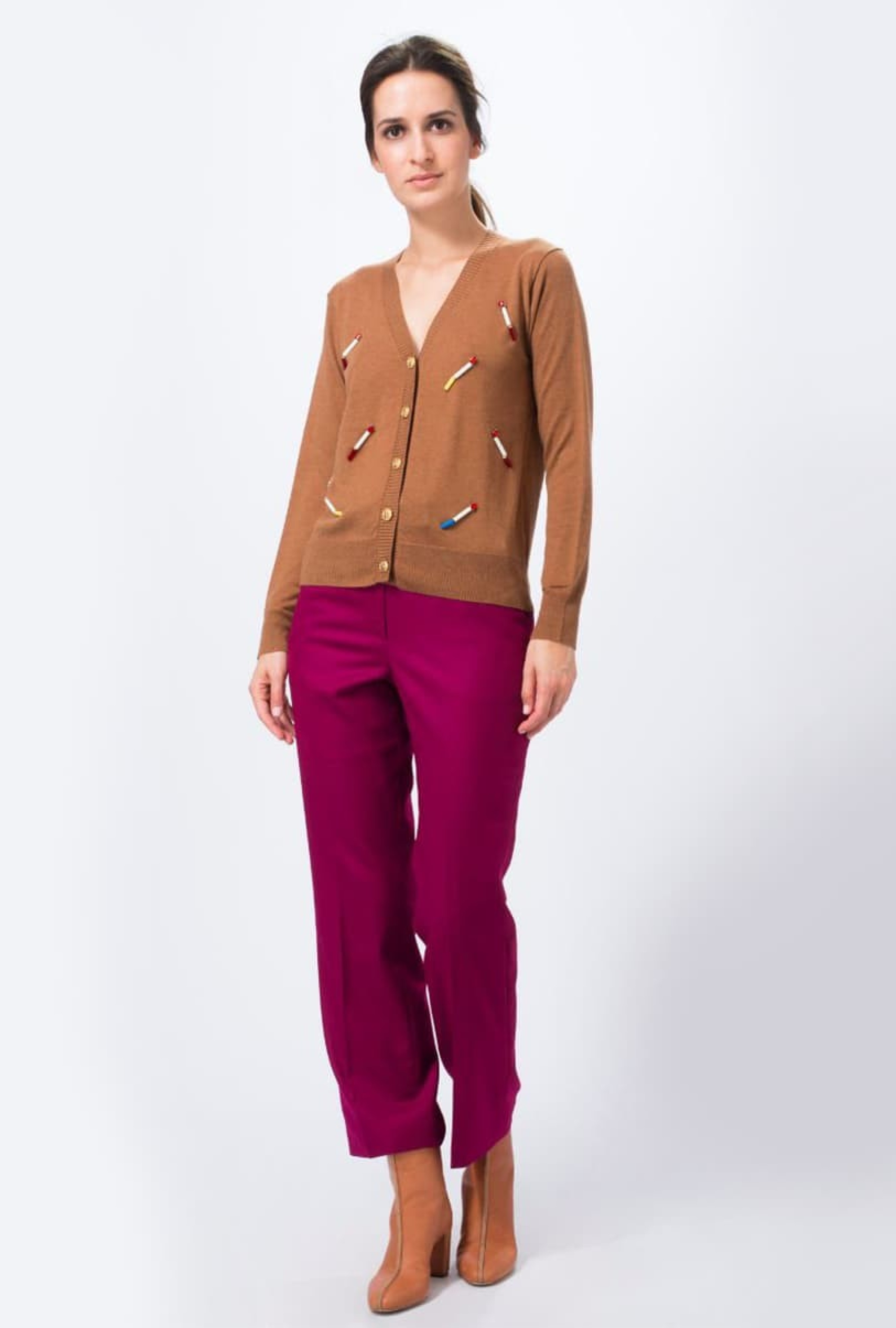 Cardigan en Laine