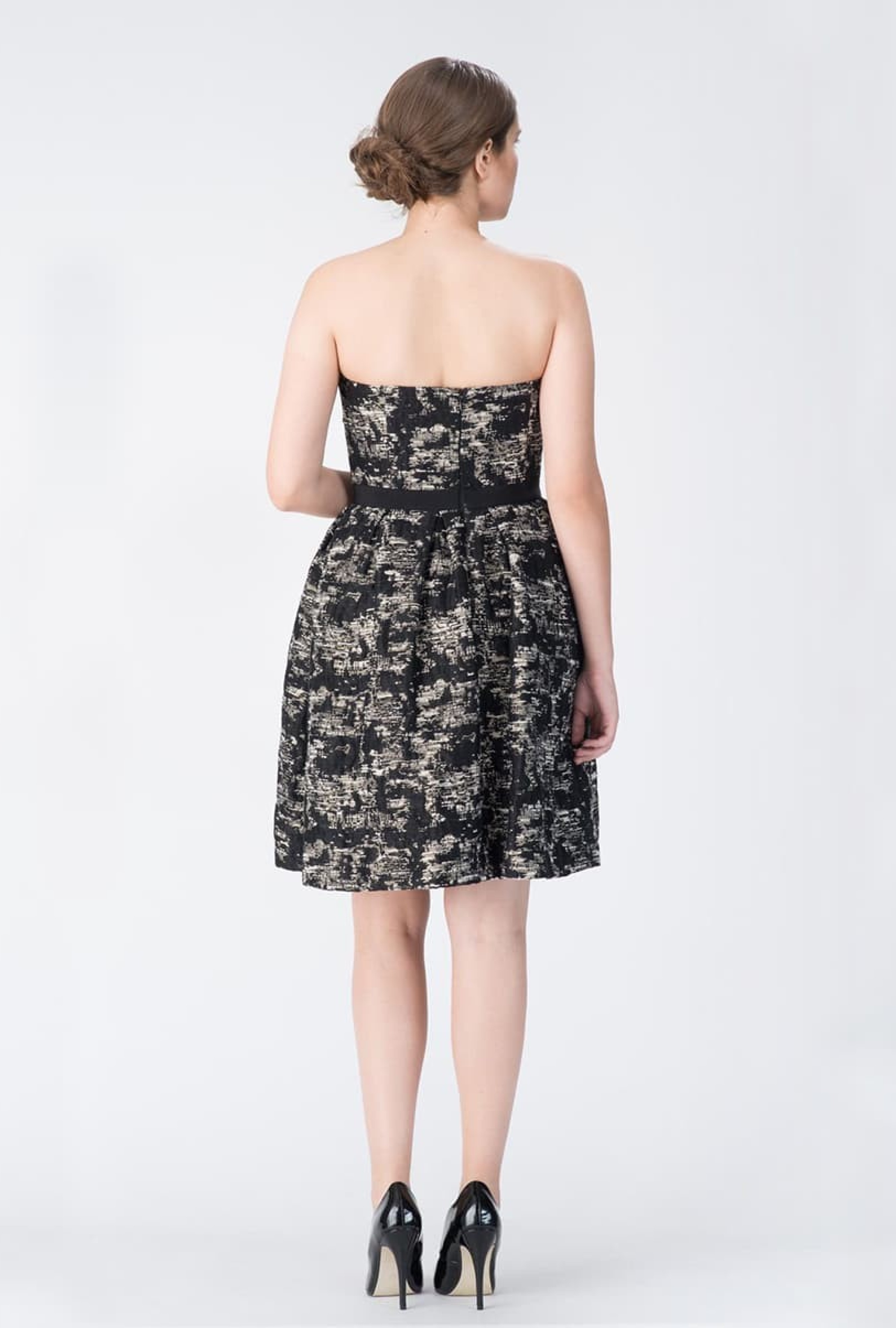 Robe Bustier Brocart