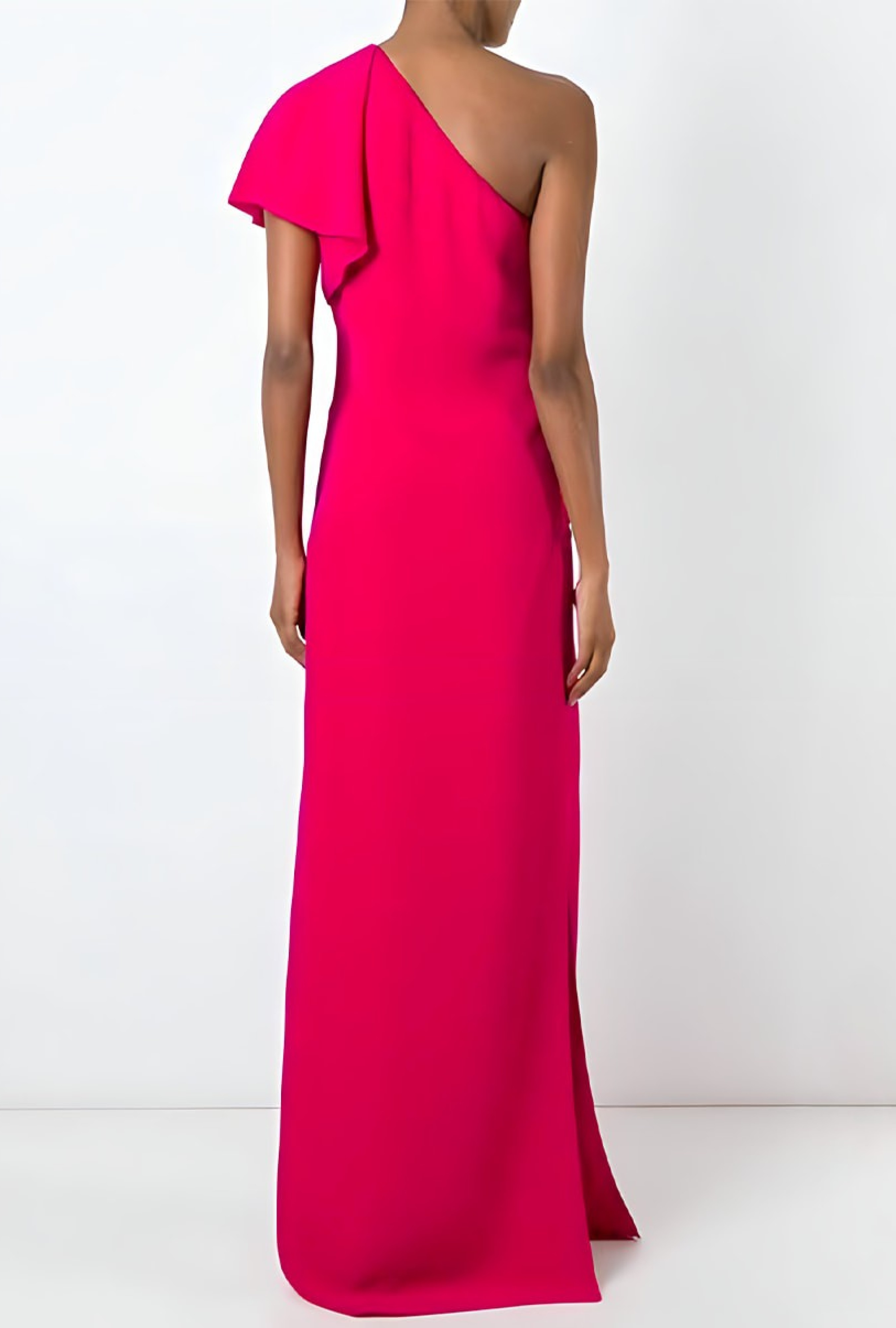 Robe Asymétrique Fuchsia