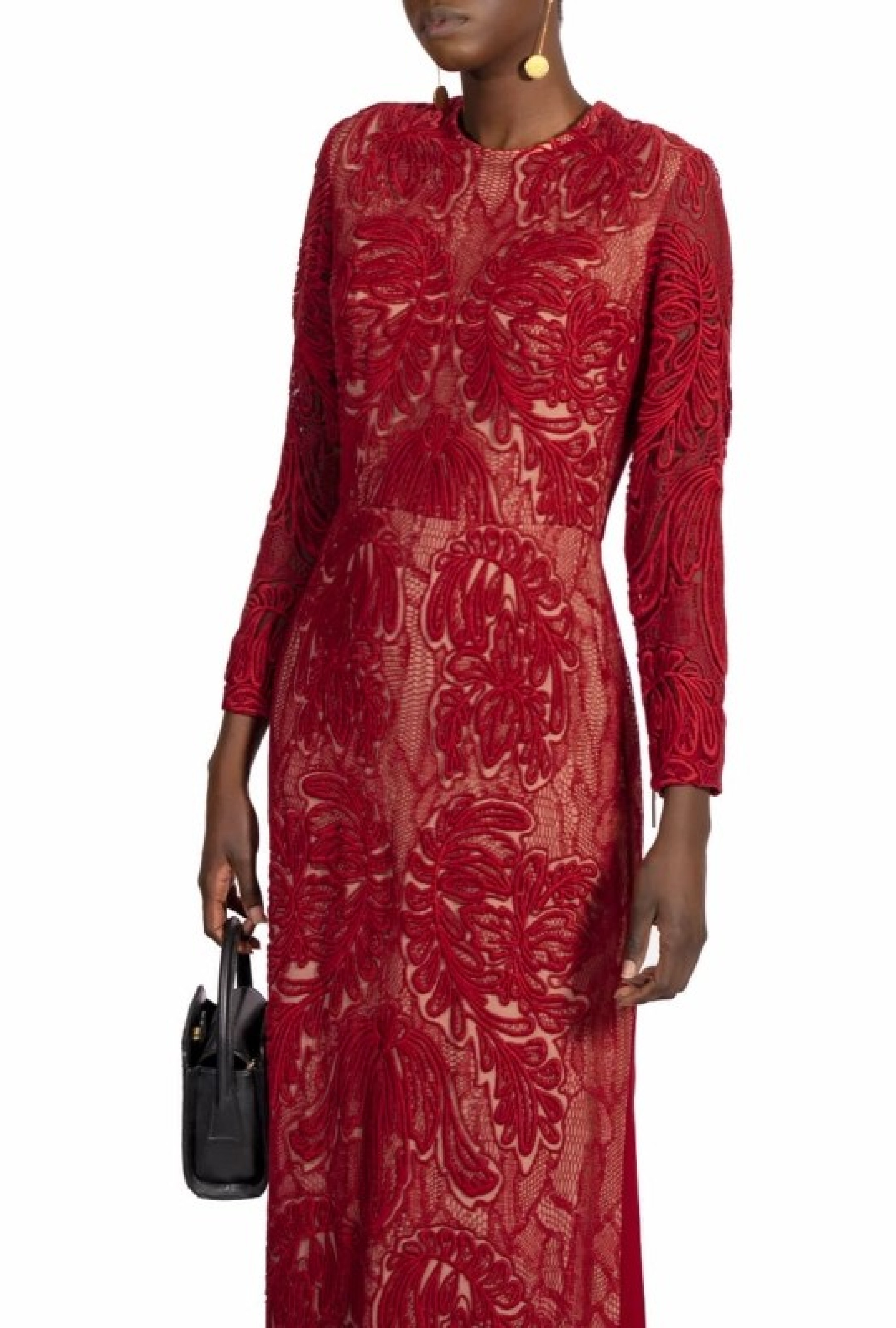 Robe Red Lace