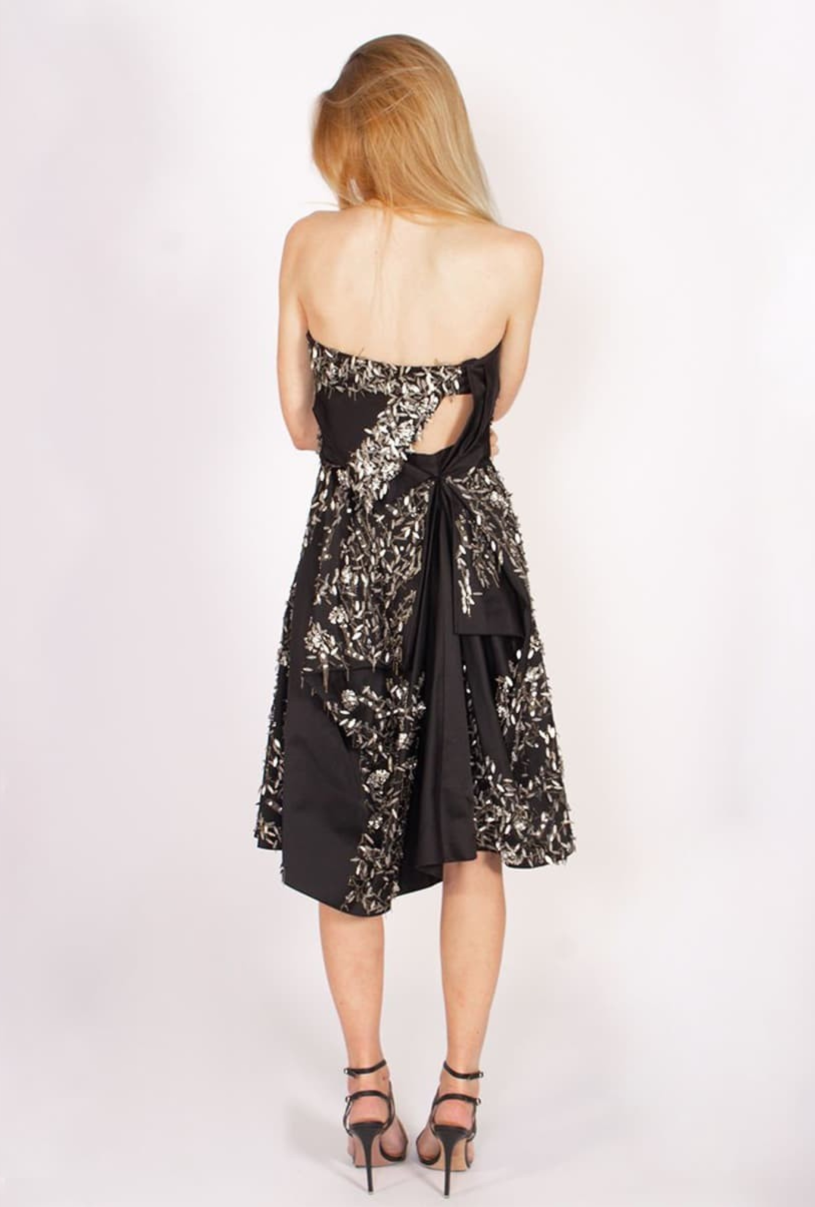 Robe Bustier Métal et brillants