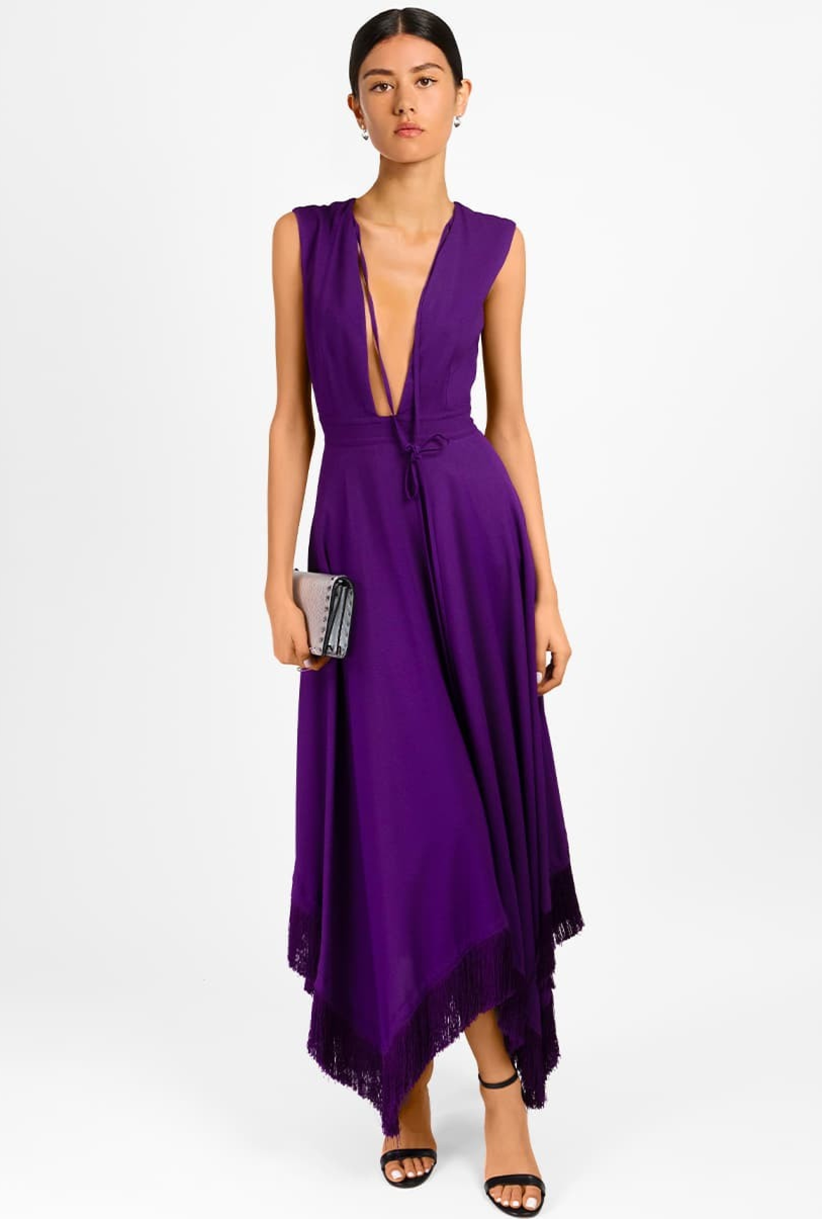 Robe Franges Violettes