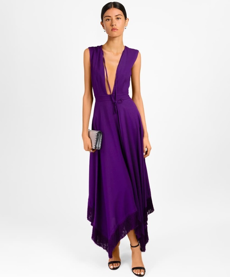 Robe Nina Ricci Franges Violettes