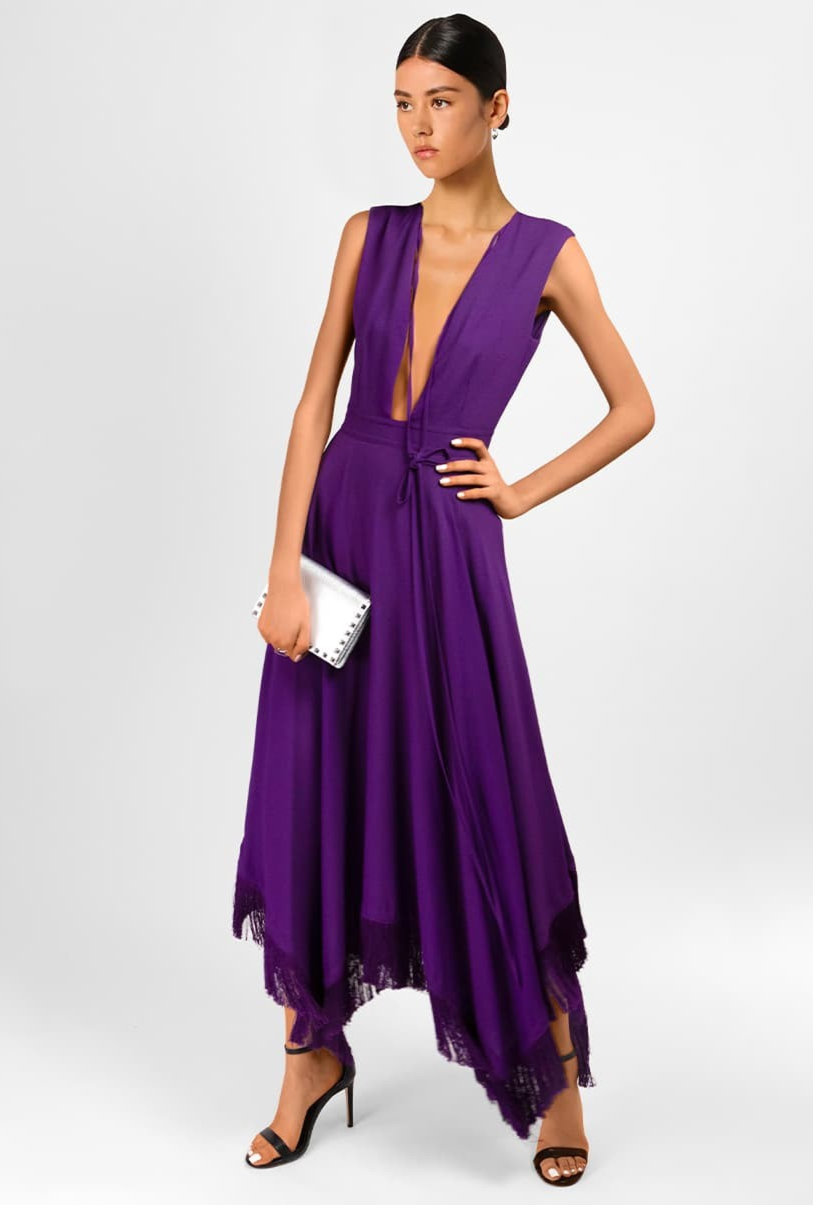 Robe Franges Violettes