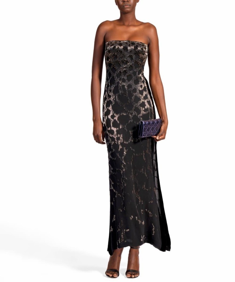 Robe Bustier Léopard