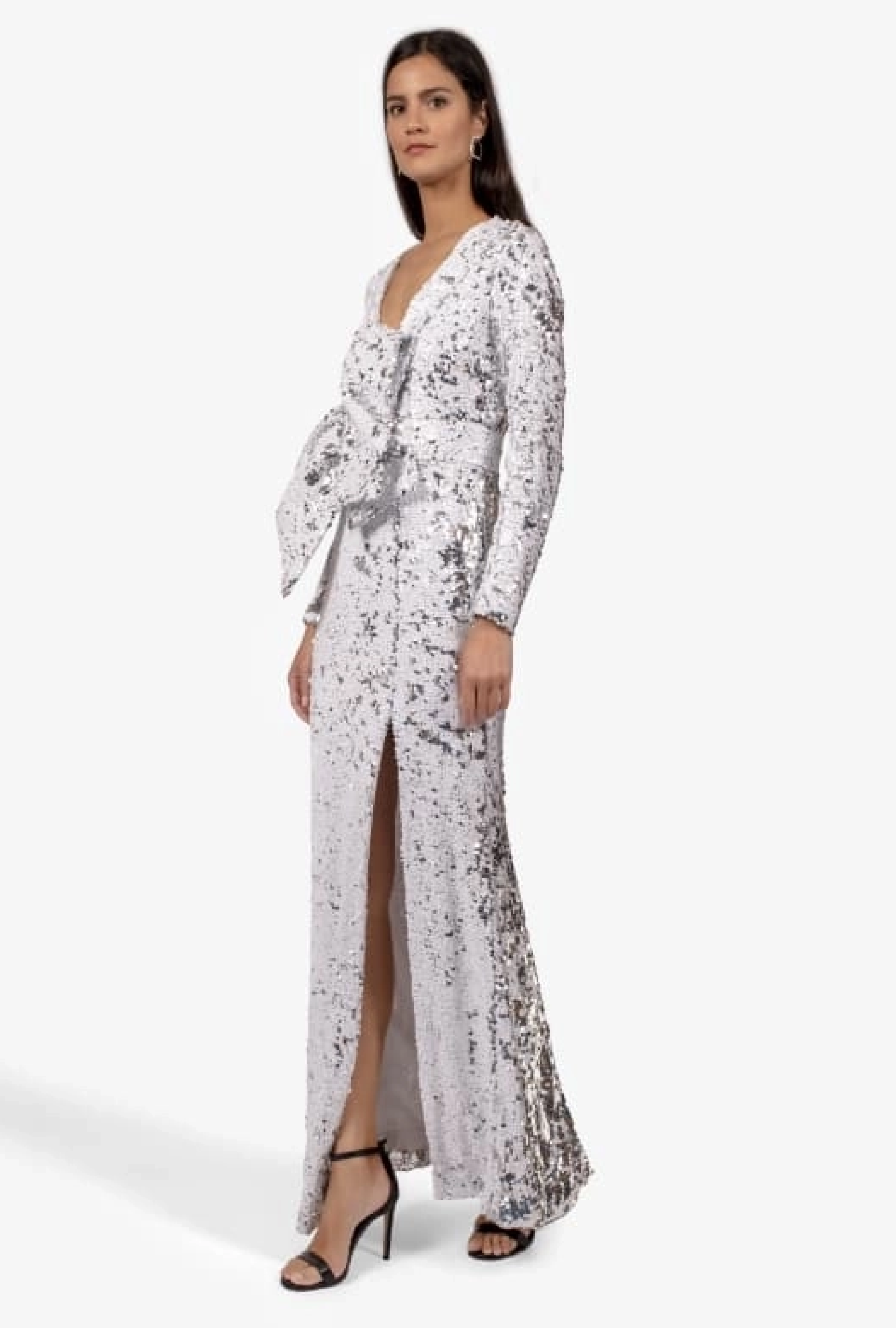 Robe Sequins Blancs