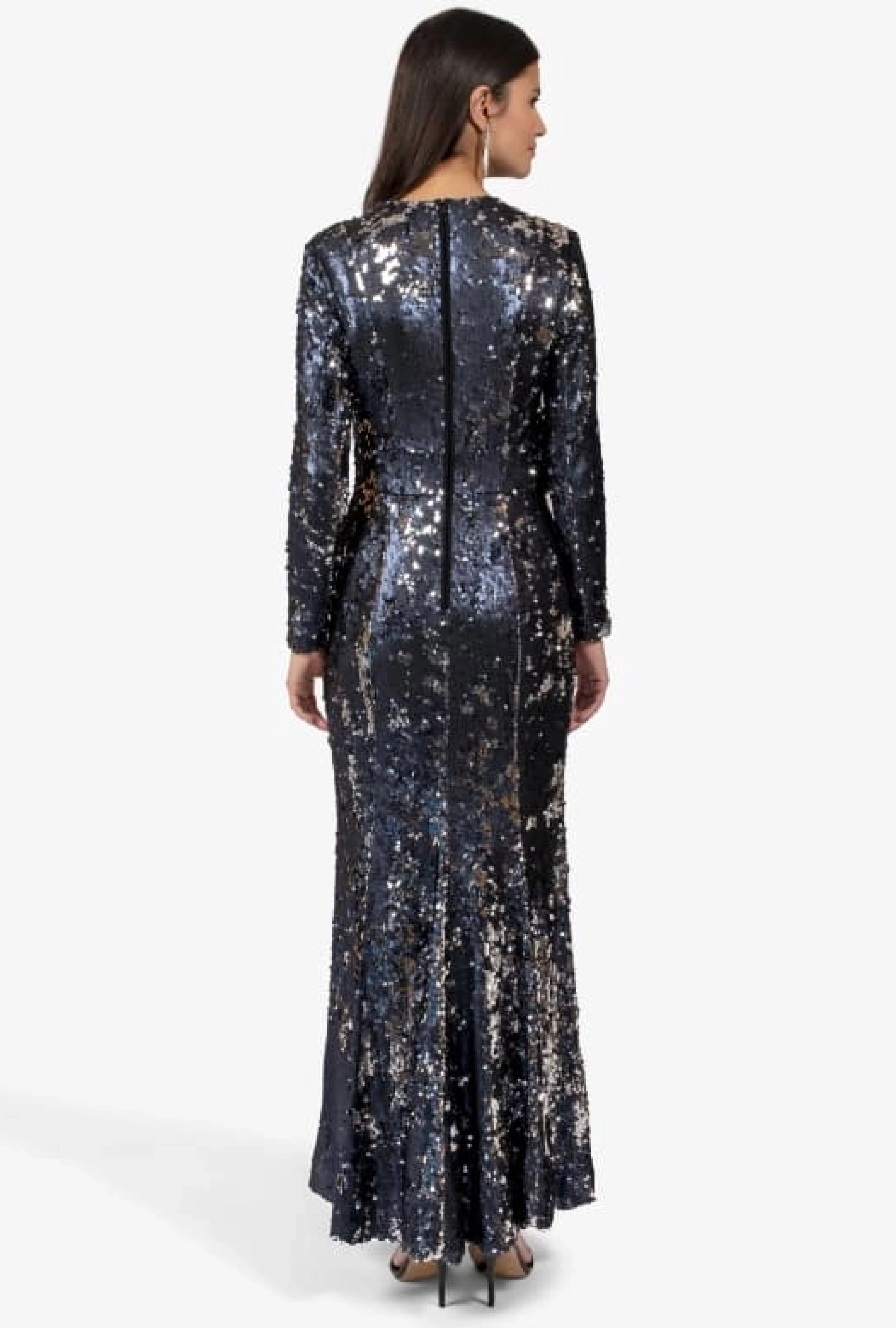 Robe Sequins Marine