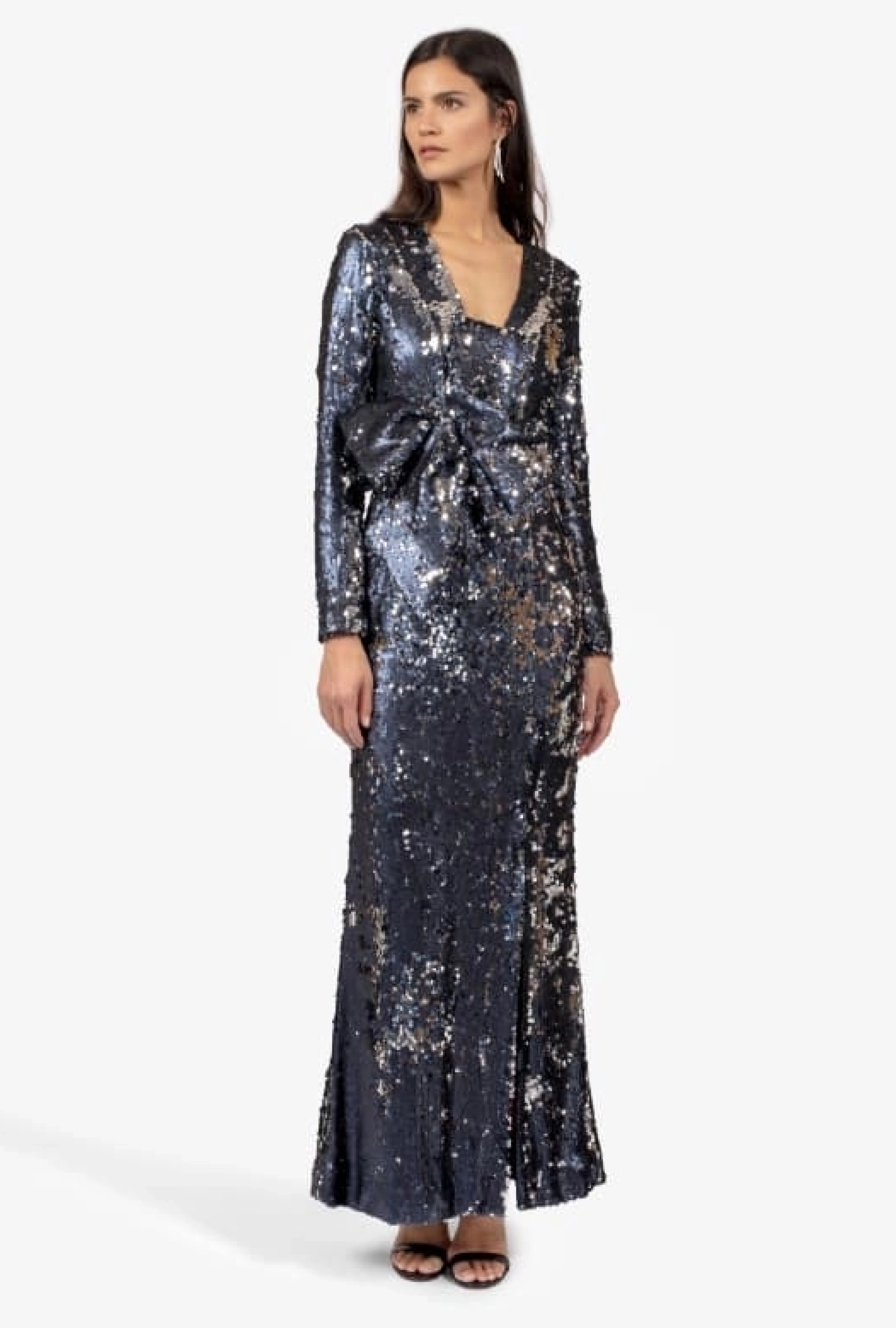 Robe Sequins Marine