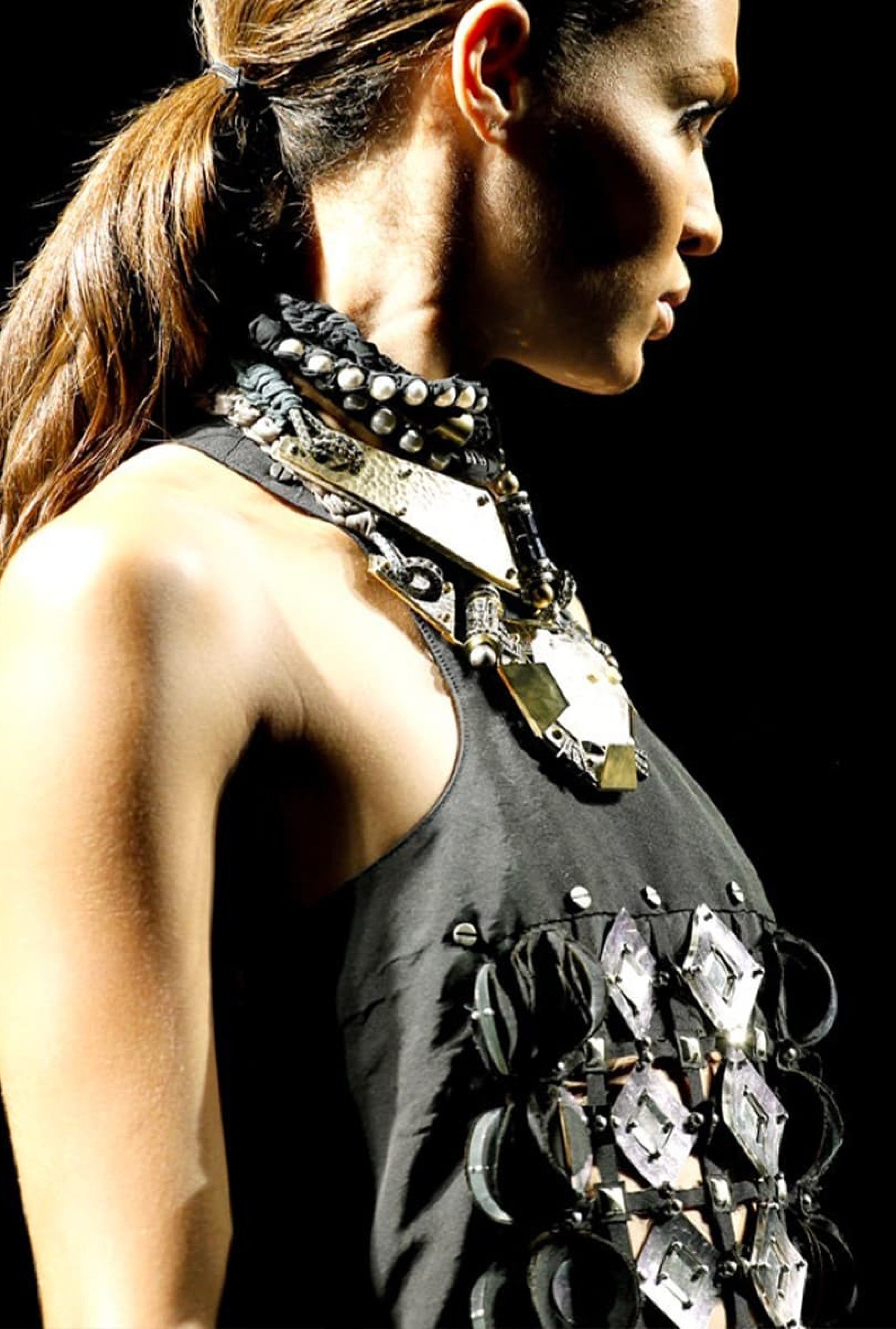 Robe cocktail forme trapèze