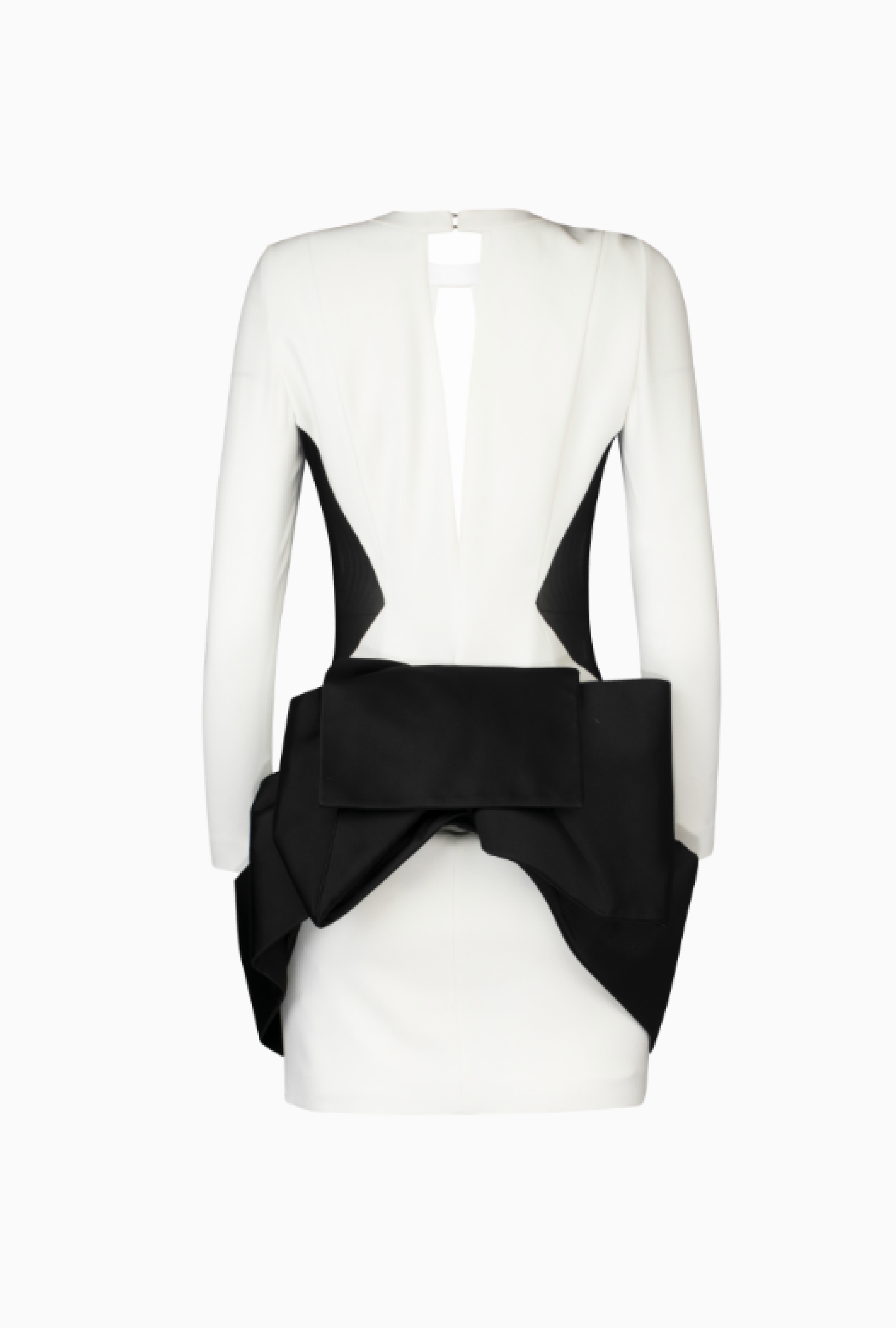 Robe Courte Noeud Noir