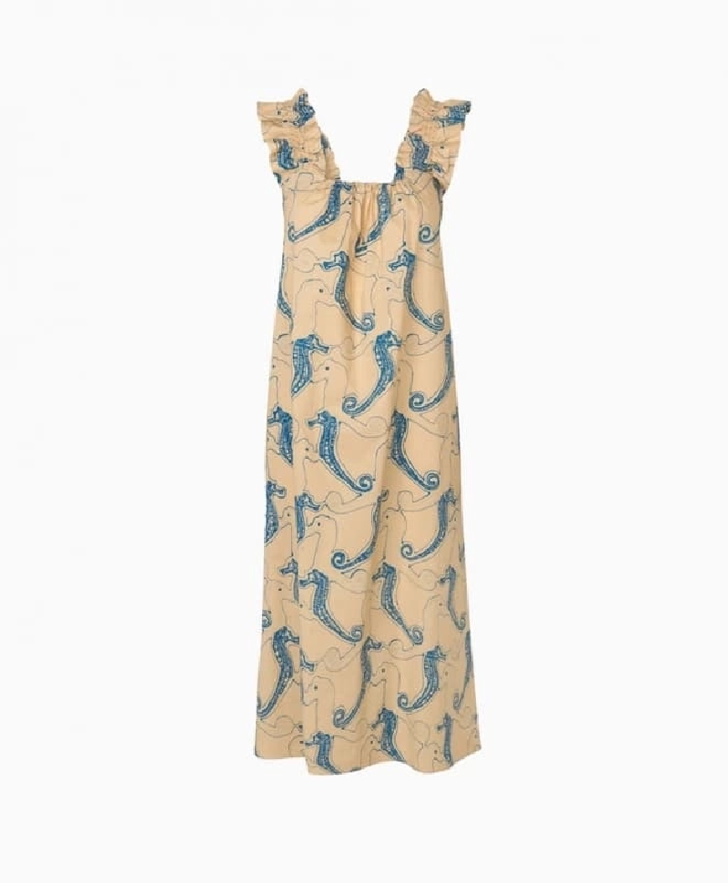 Robe Samsoe Samsoe Gill Aqua Seahorse
