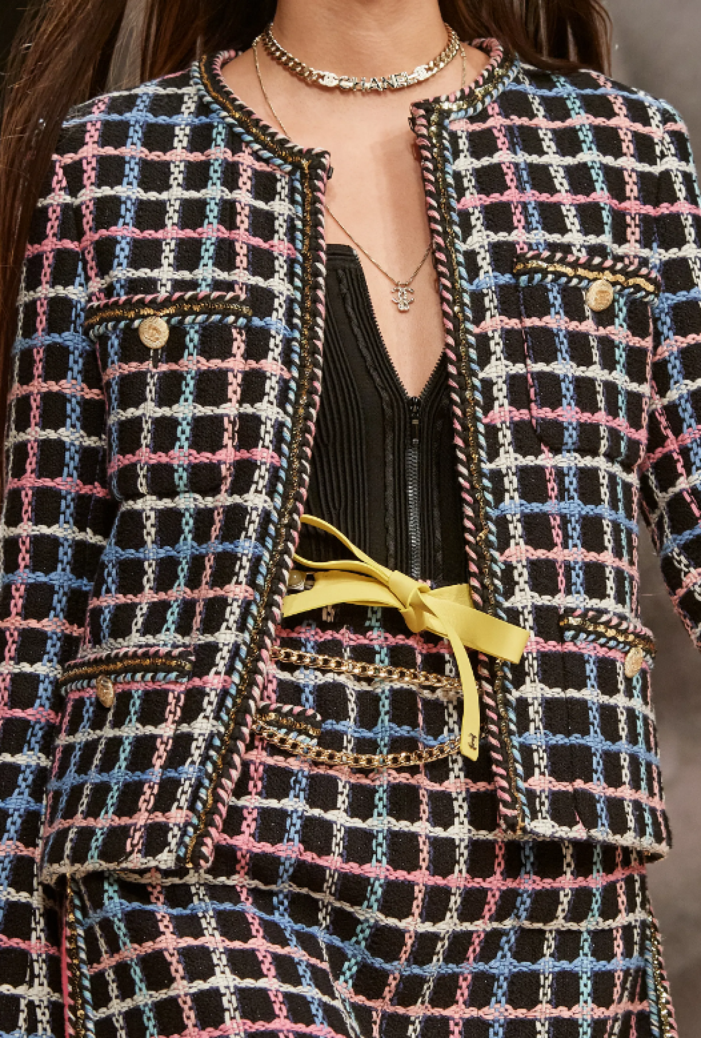 Veste Tweed multicolore