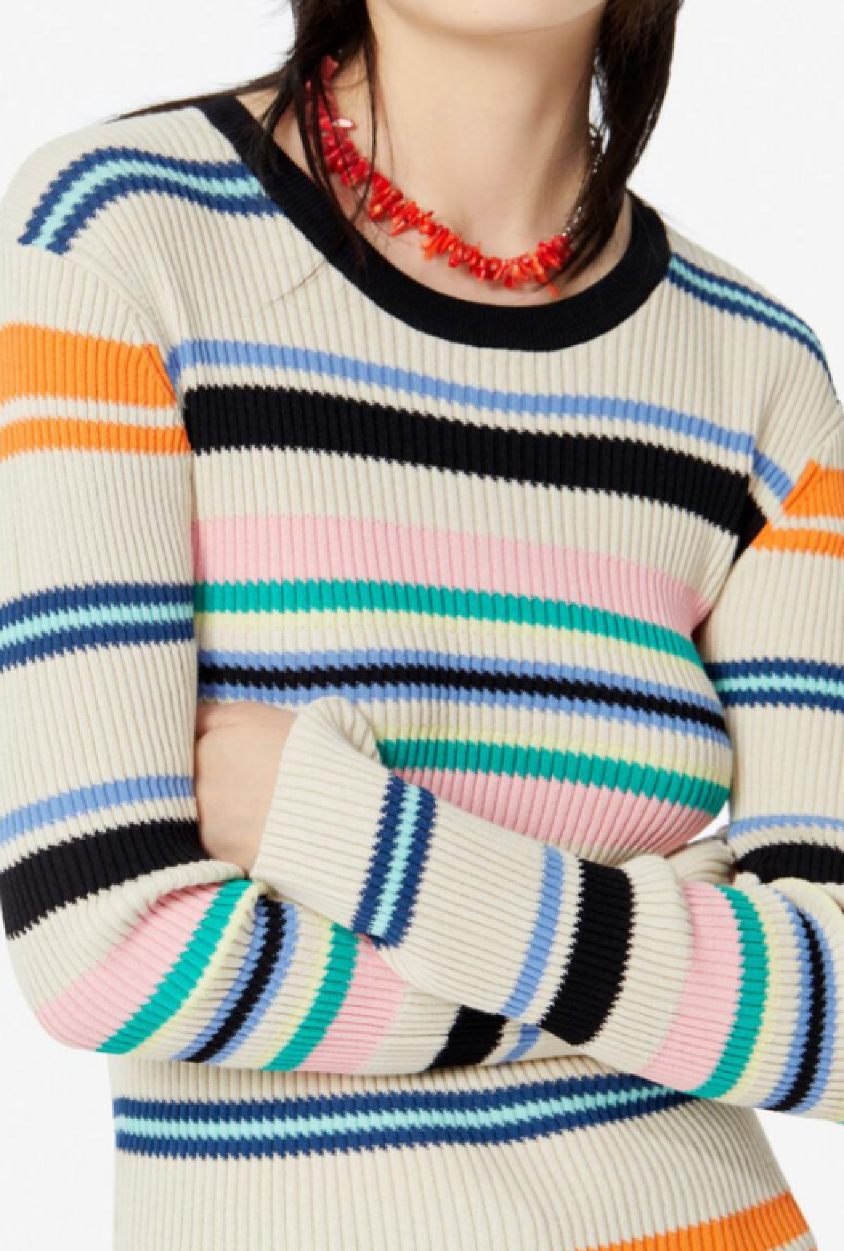 Pull à rayures  Multicolor