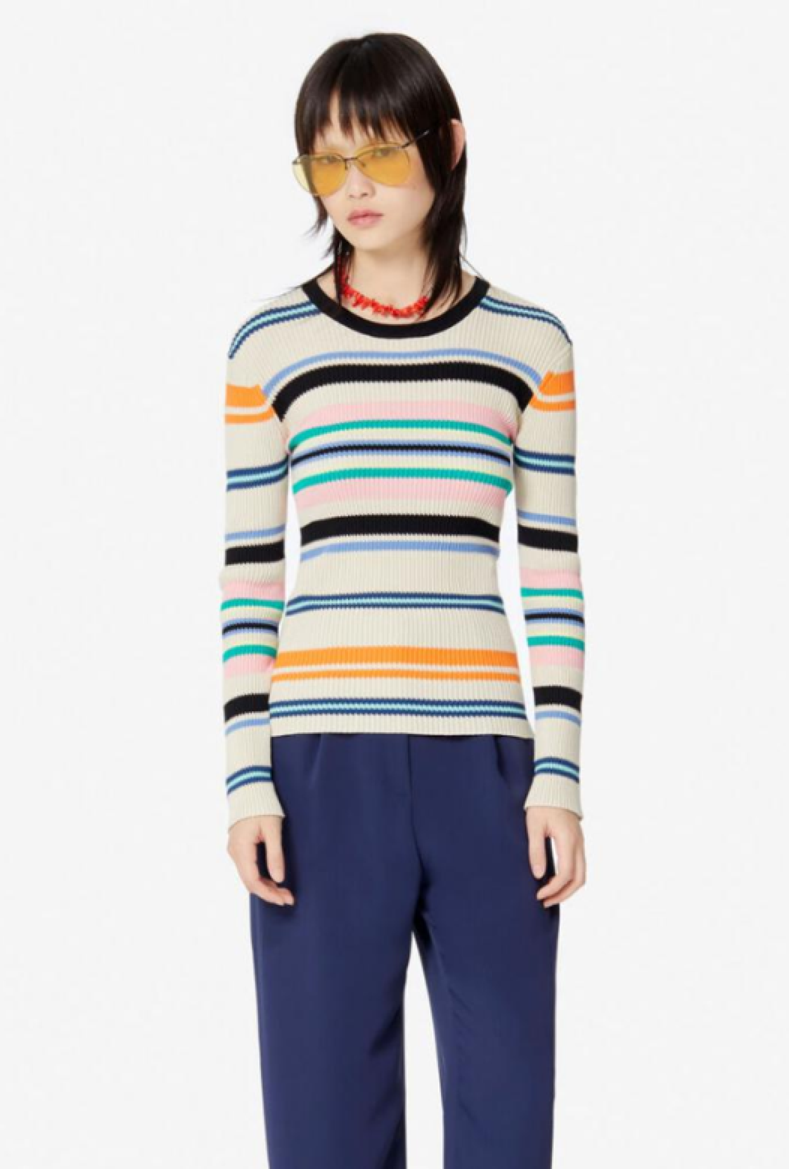 Pull à rayures  Multicolor