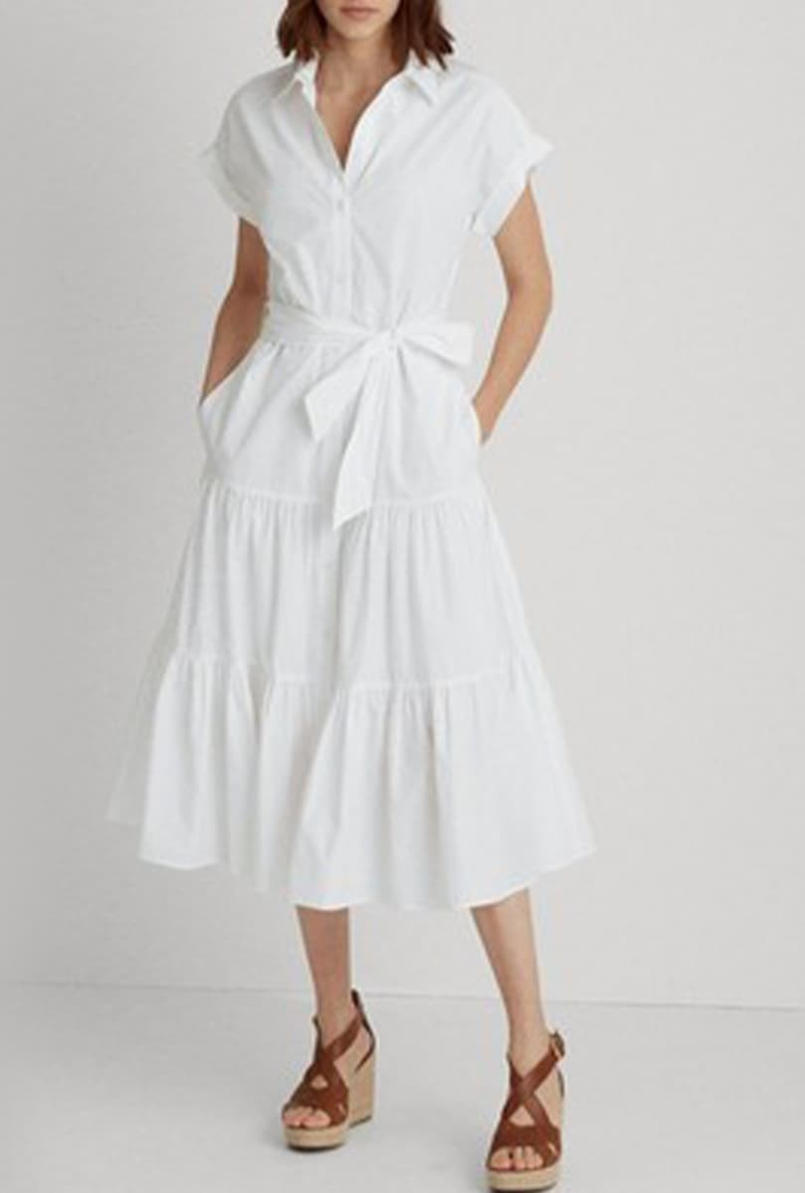 Robe White Shirt Midi-Exclusivité web