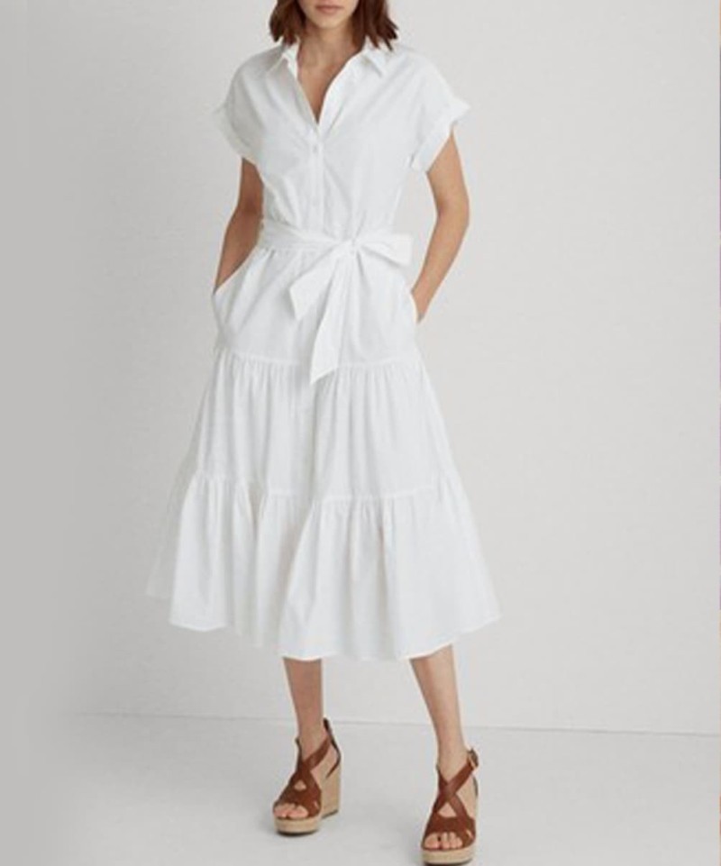 Robe White Shirt Midi-Exclusivité web