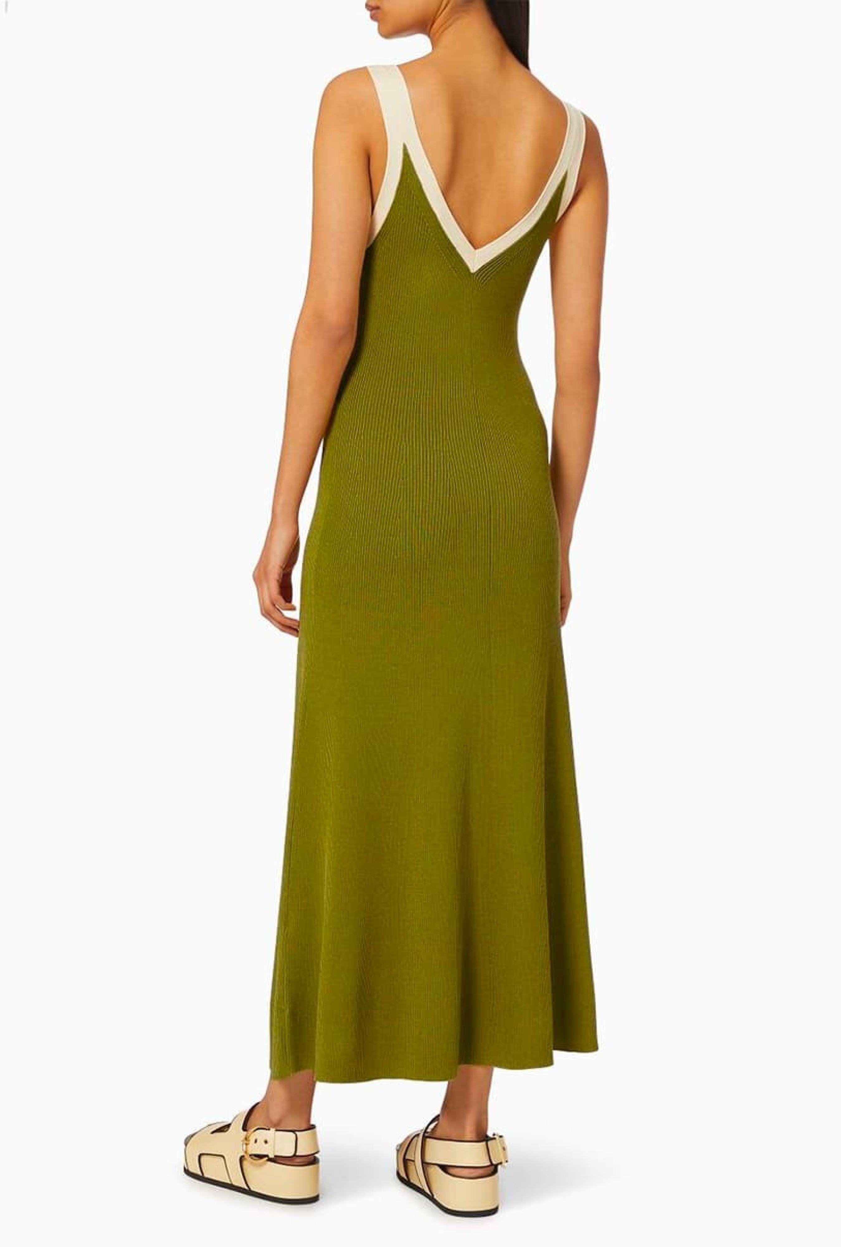 Robe Two Tone Verte-Exclusivité web
