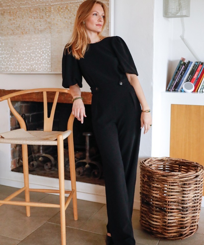 Combinaison Sezane Claude Noire