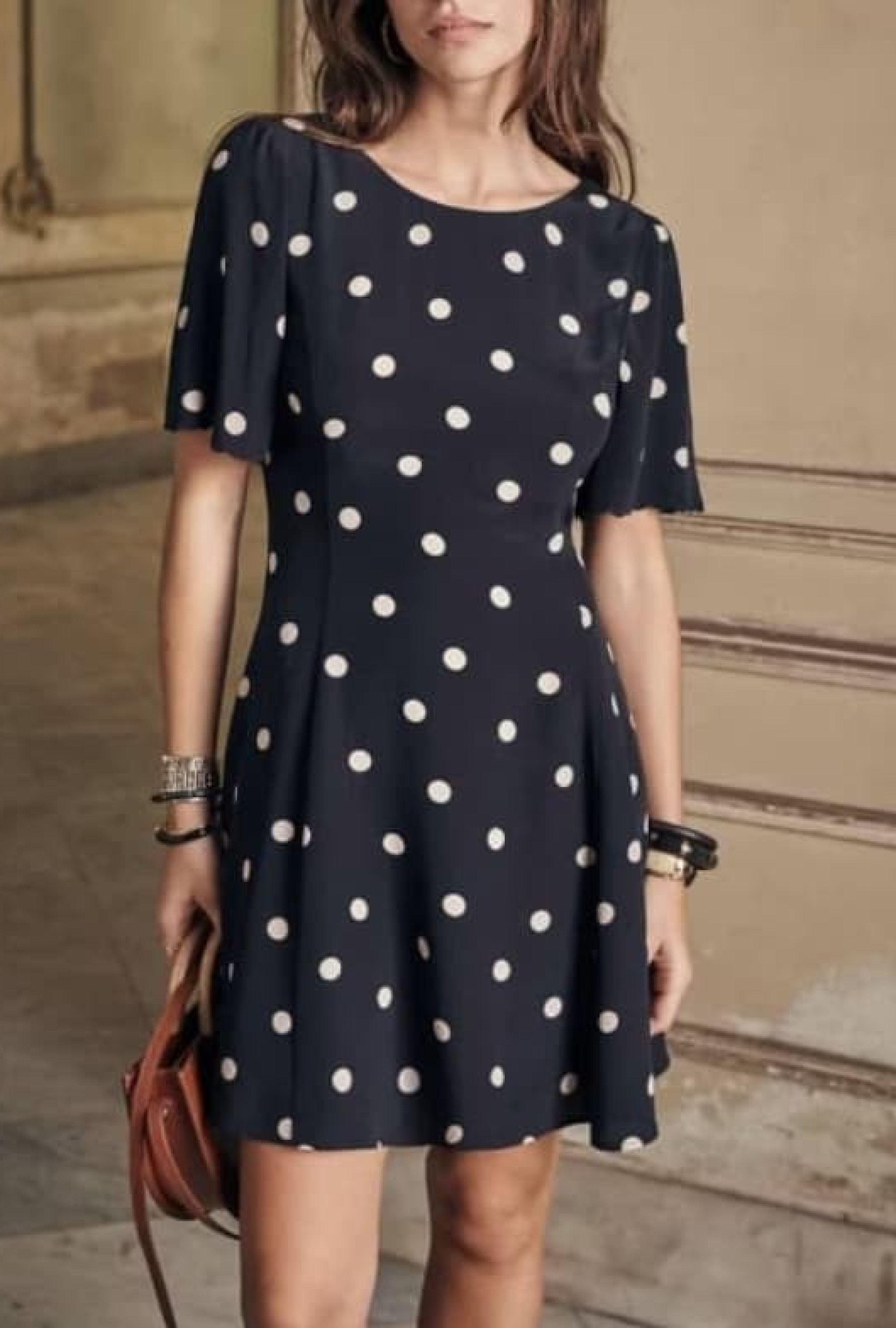 Robe Faustine à Pois-Exclusivité web