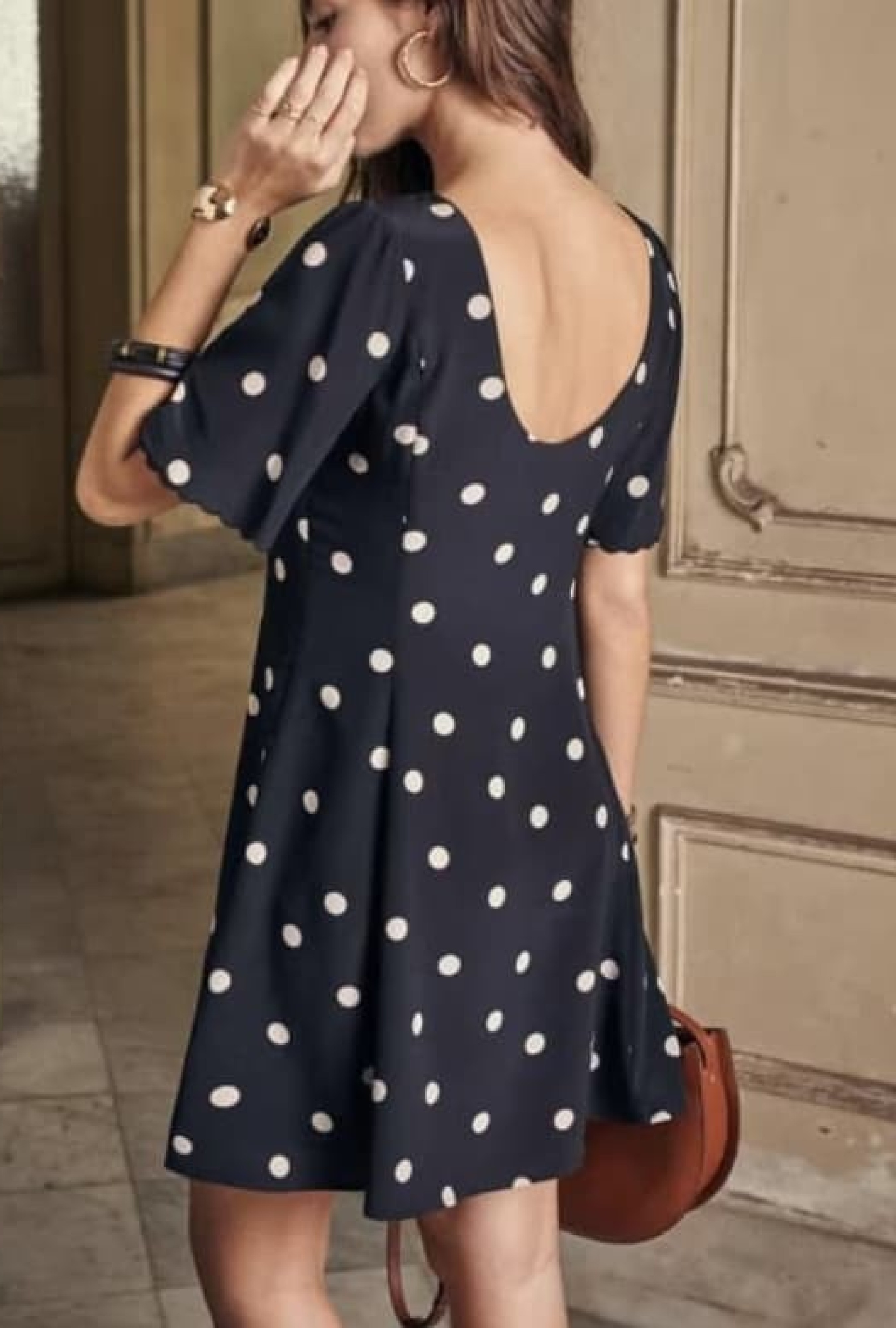 Robe Faustine à Pois-Exclusivité web