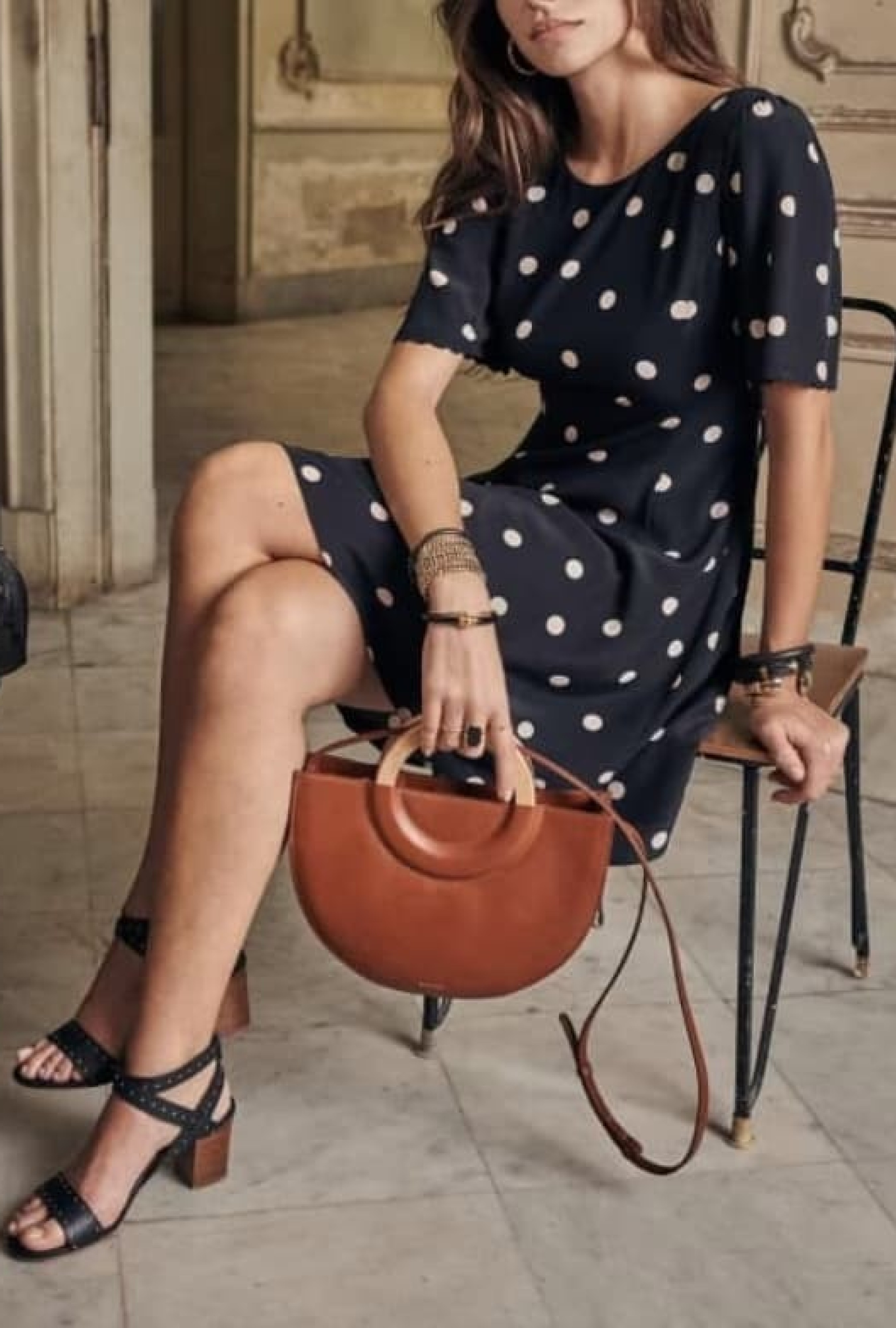 Robe Faustine à Pois-Exclusivité web