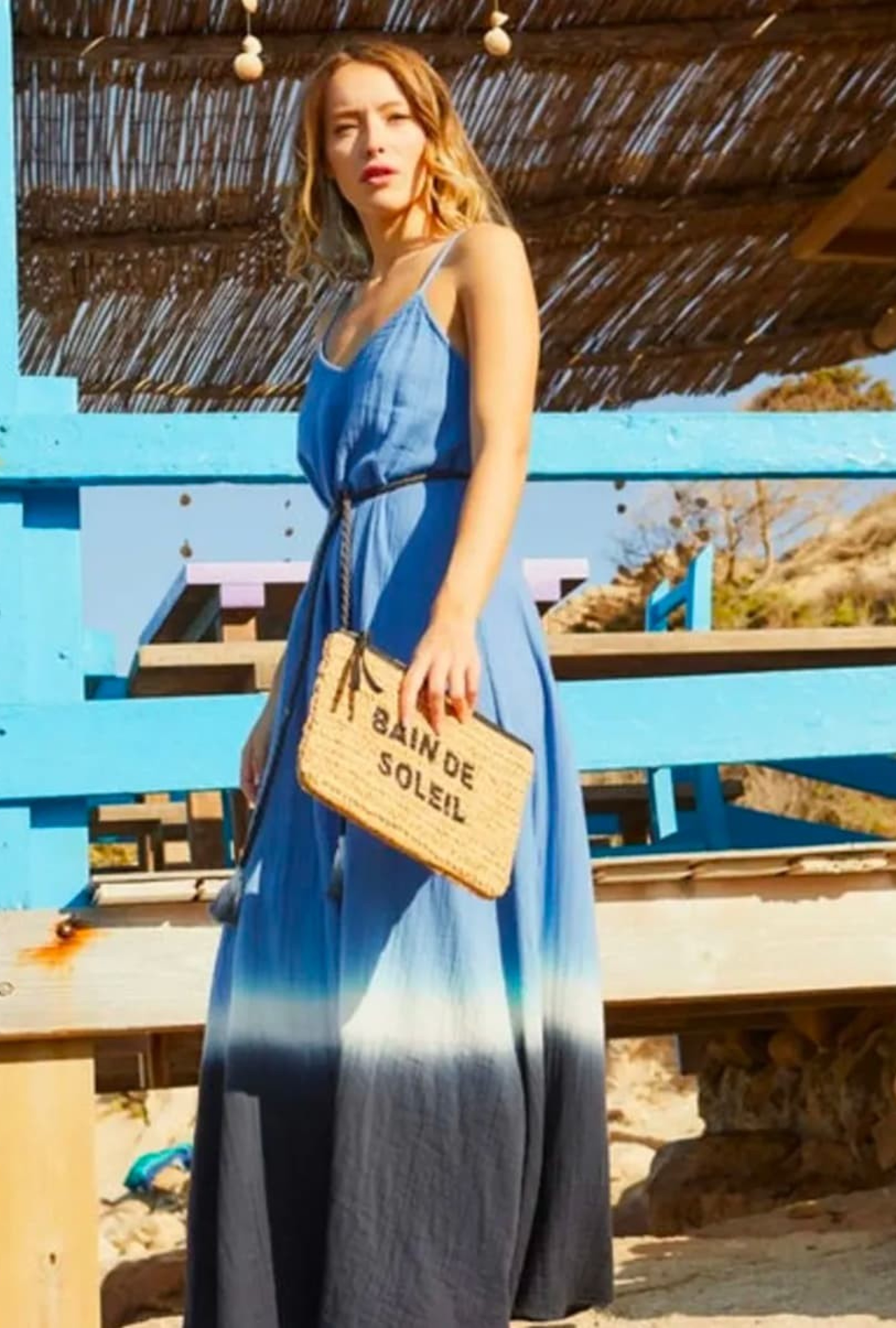 Robe Souanne Dye Blue