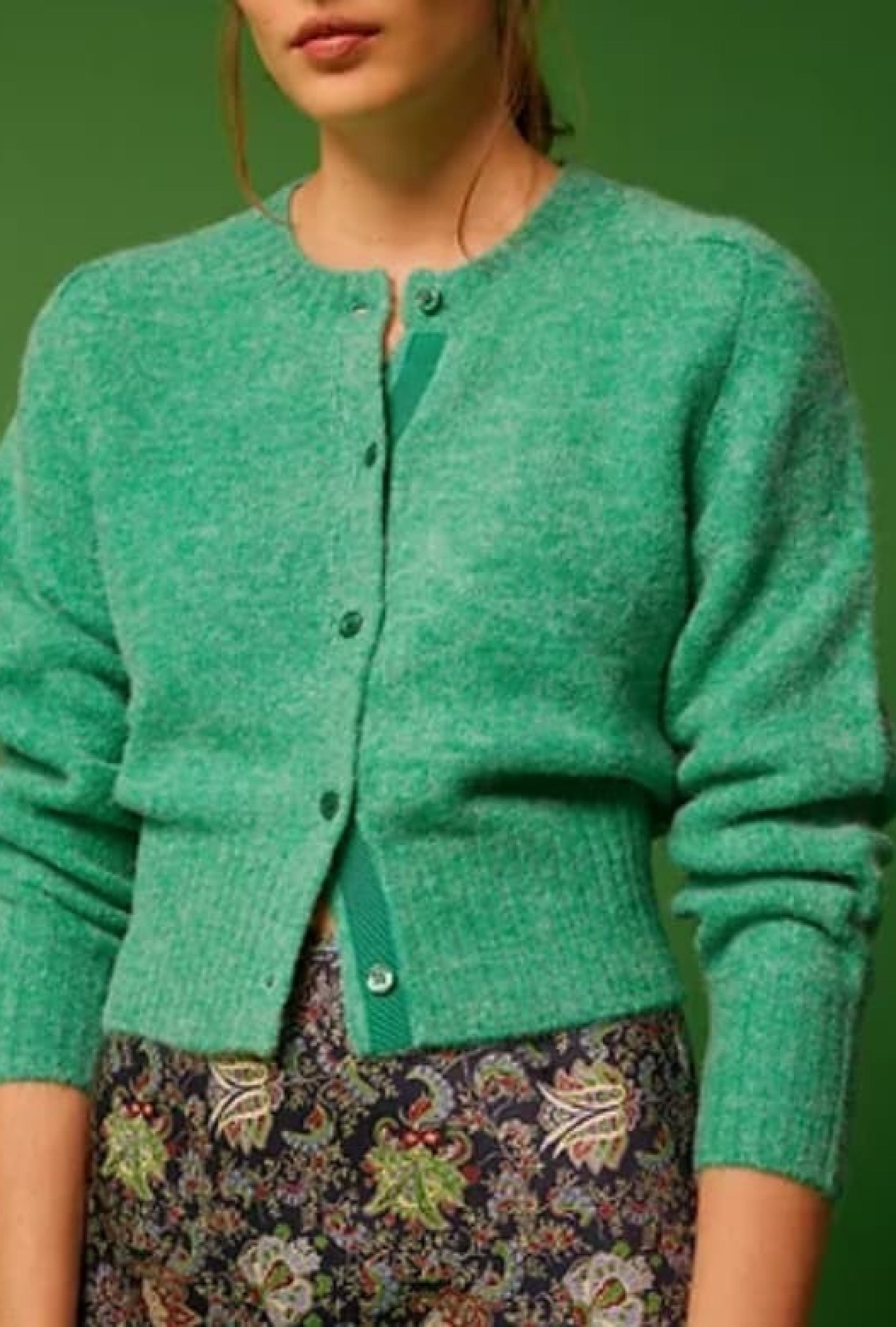 Cardigan Lyne Vert
