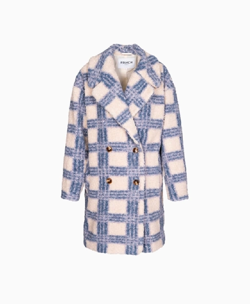 Manteau FRNCH Santi Carreaux