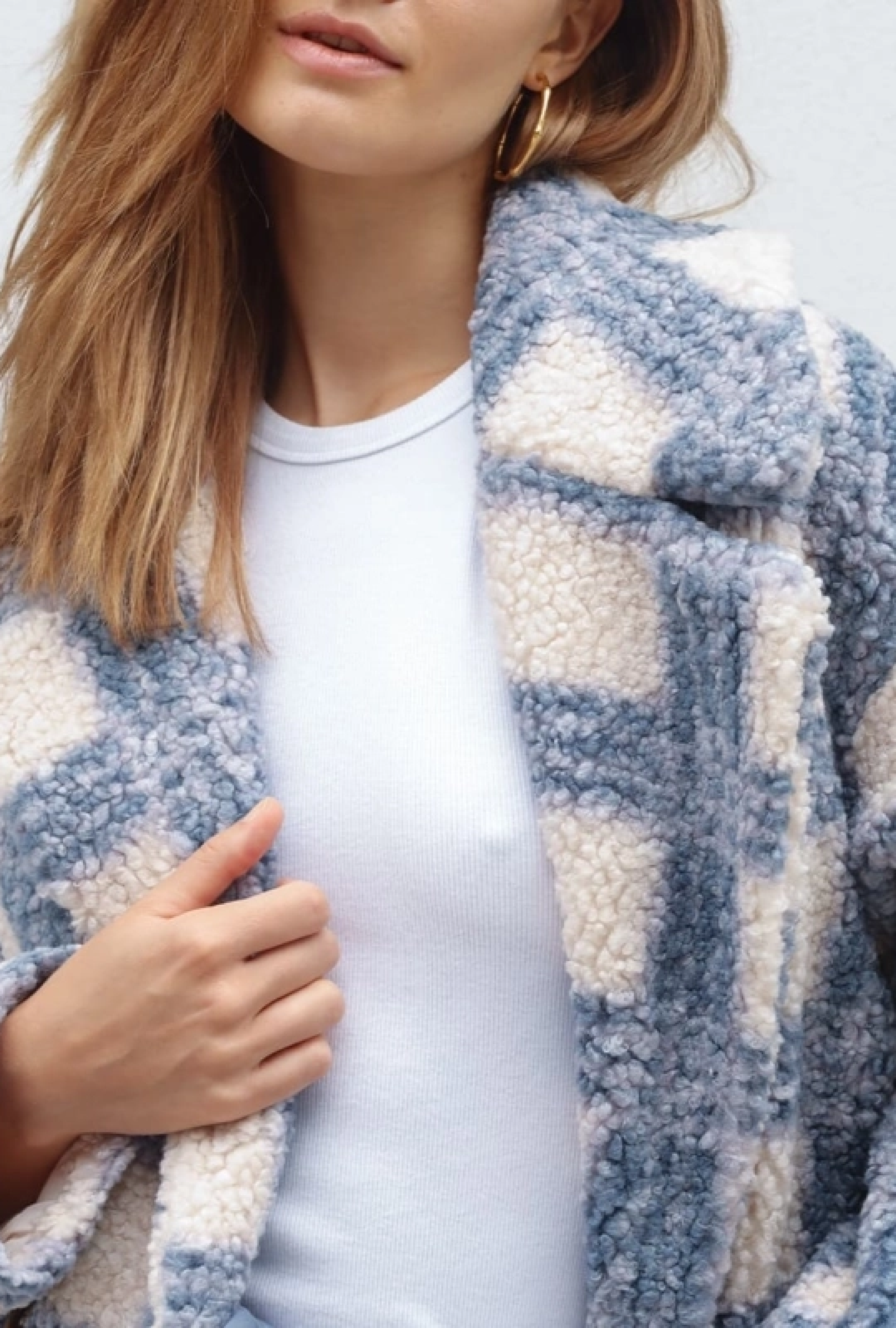 Manteau Santi Carreaux