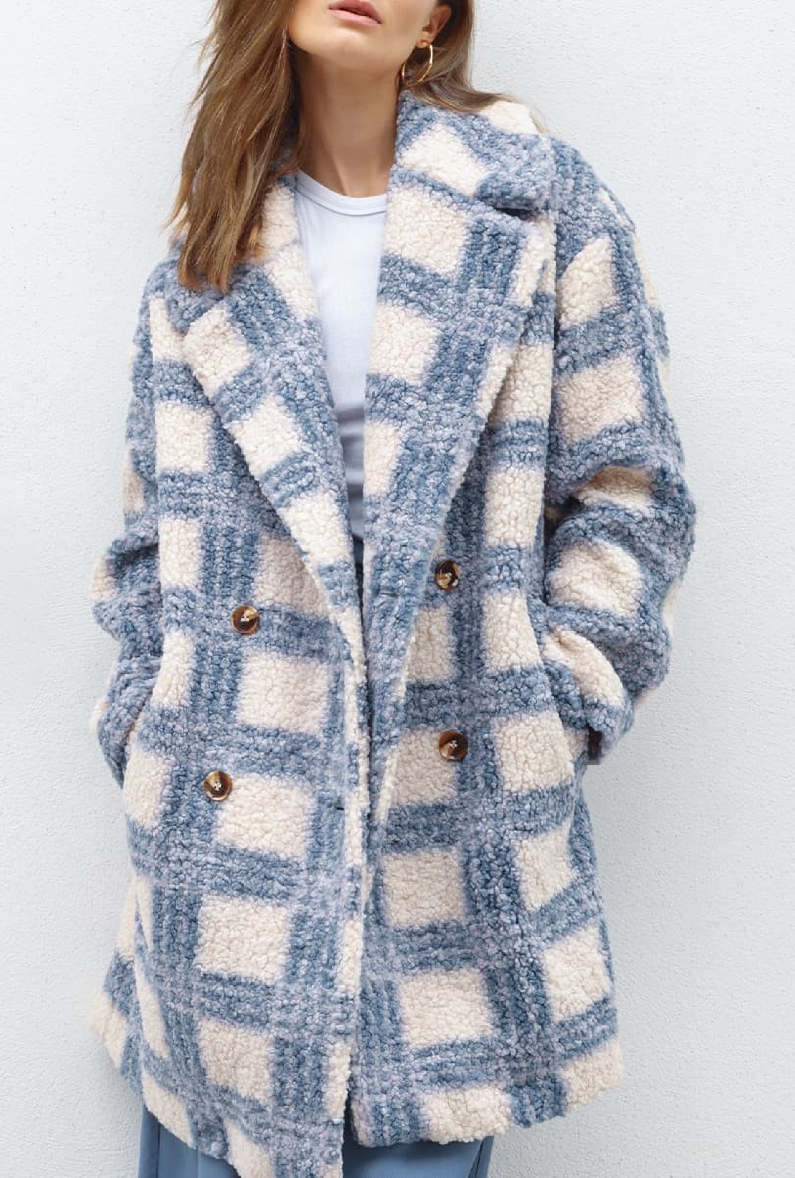 Manteau Santi Carreaux