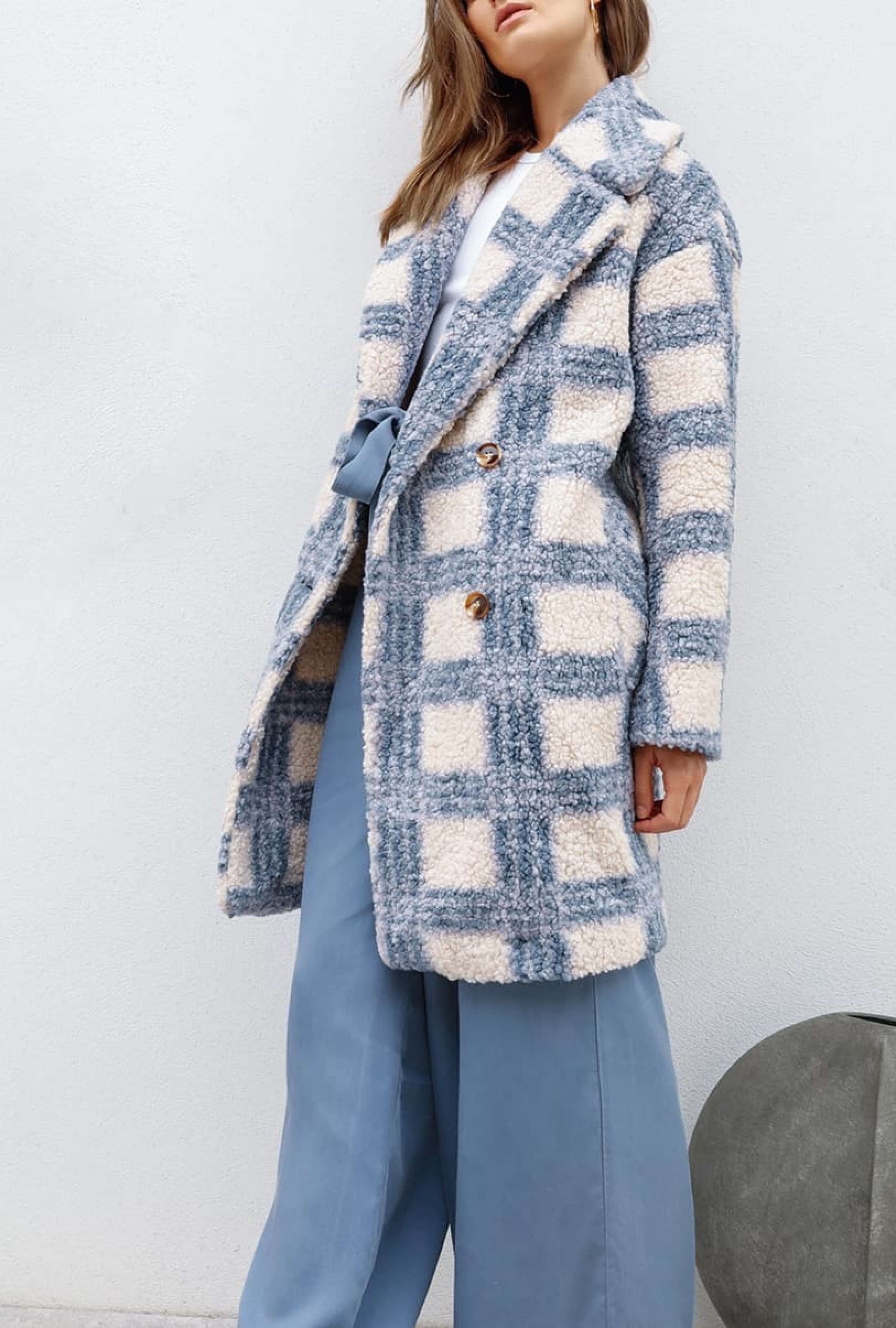 Manteau Santi Carreaux