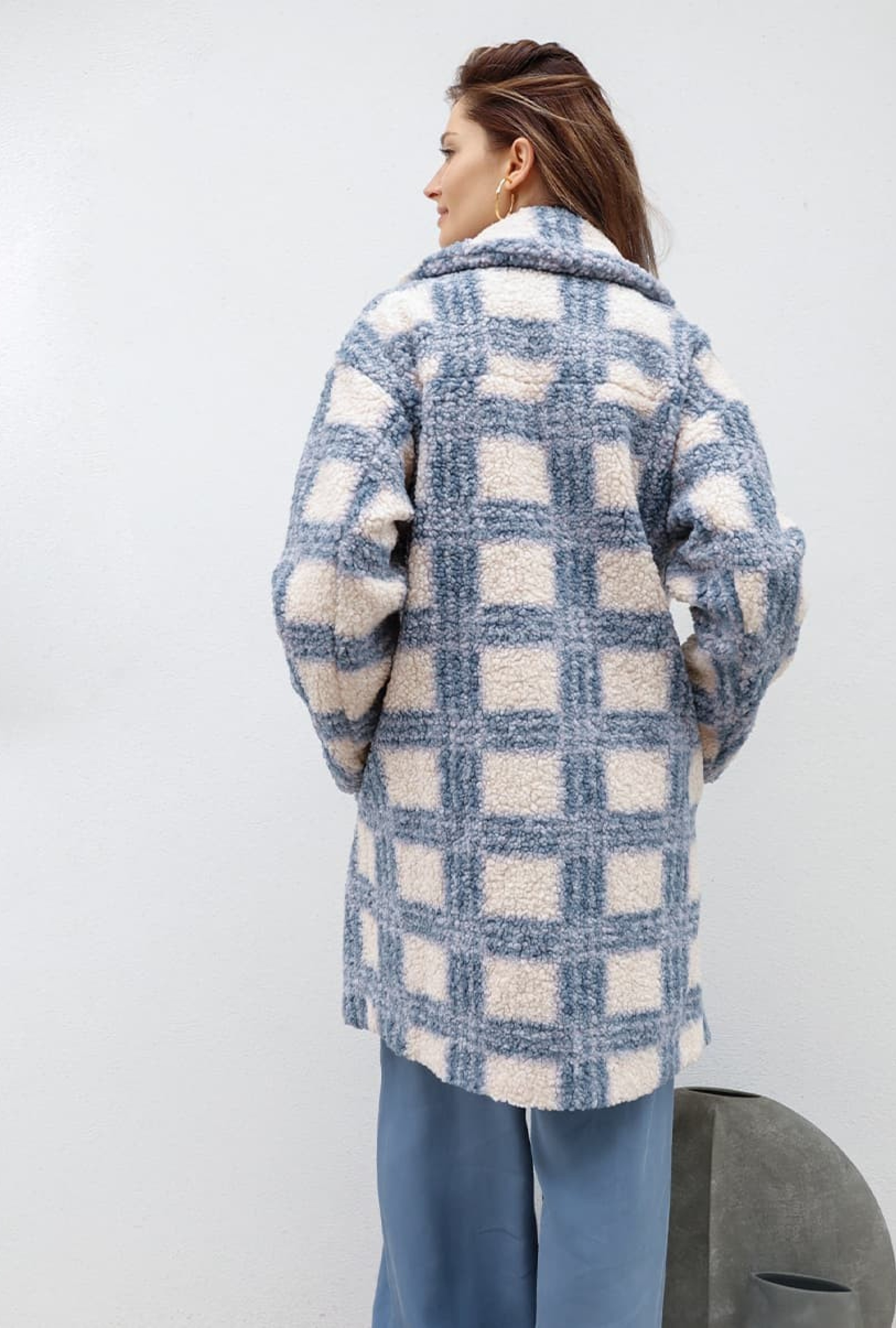 Manteau Santi Carreaux