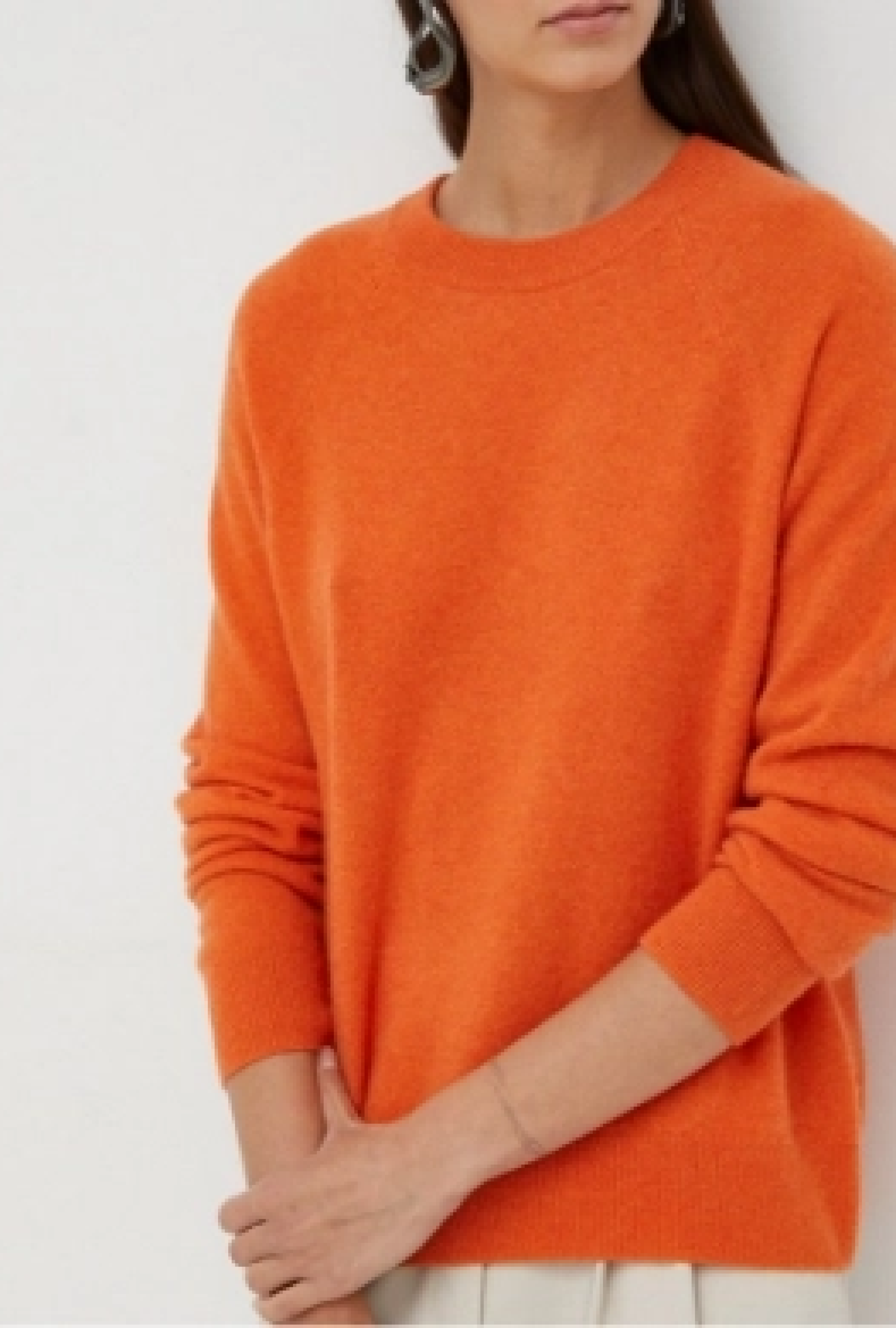 Pull Boston O-Neck Orange