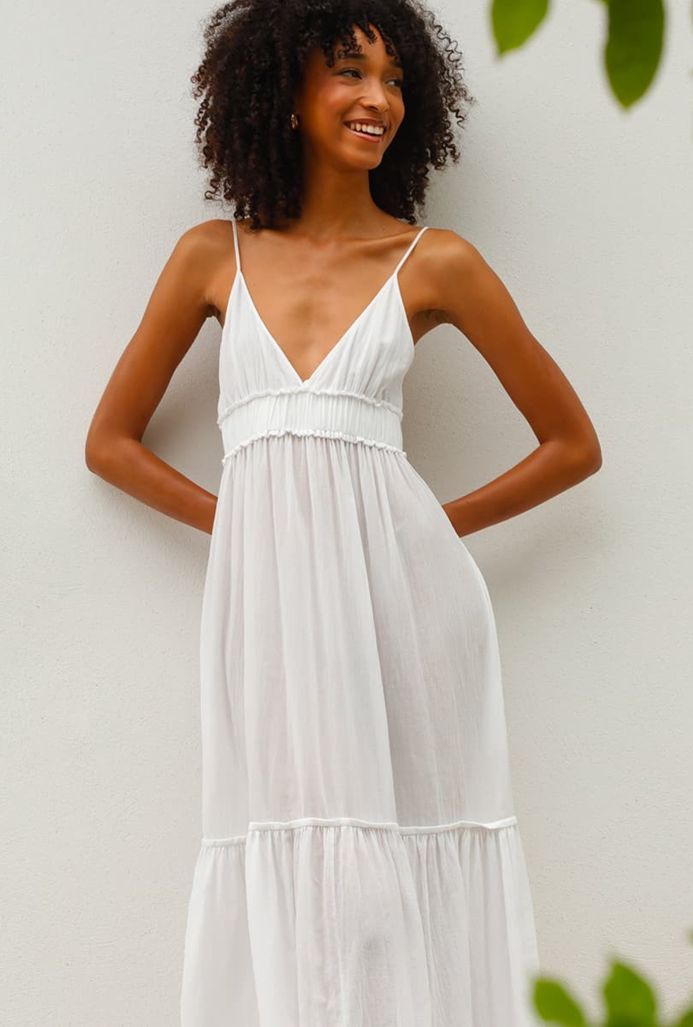 Robe Tethys Blanche- Exclusivité web