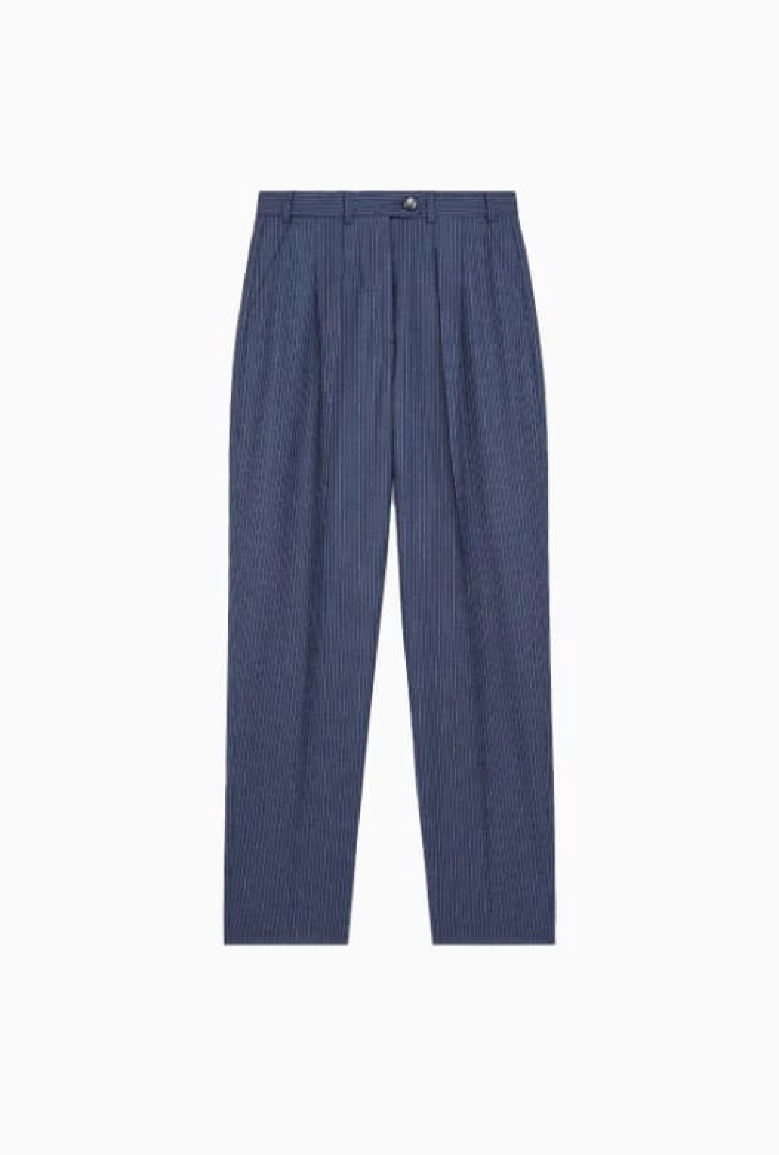 Pantalon Rayé Marine