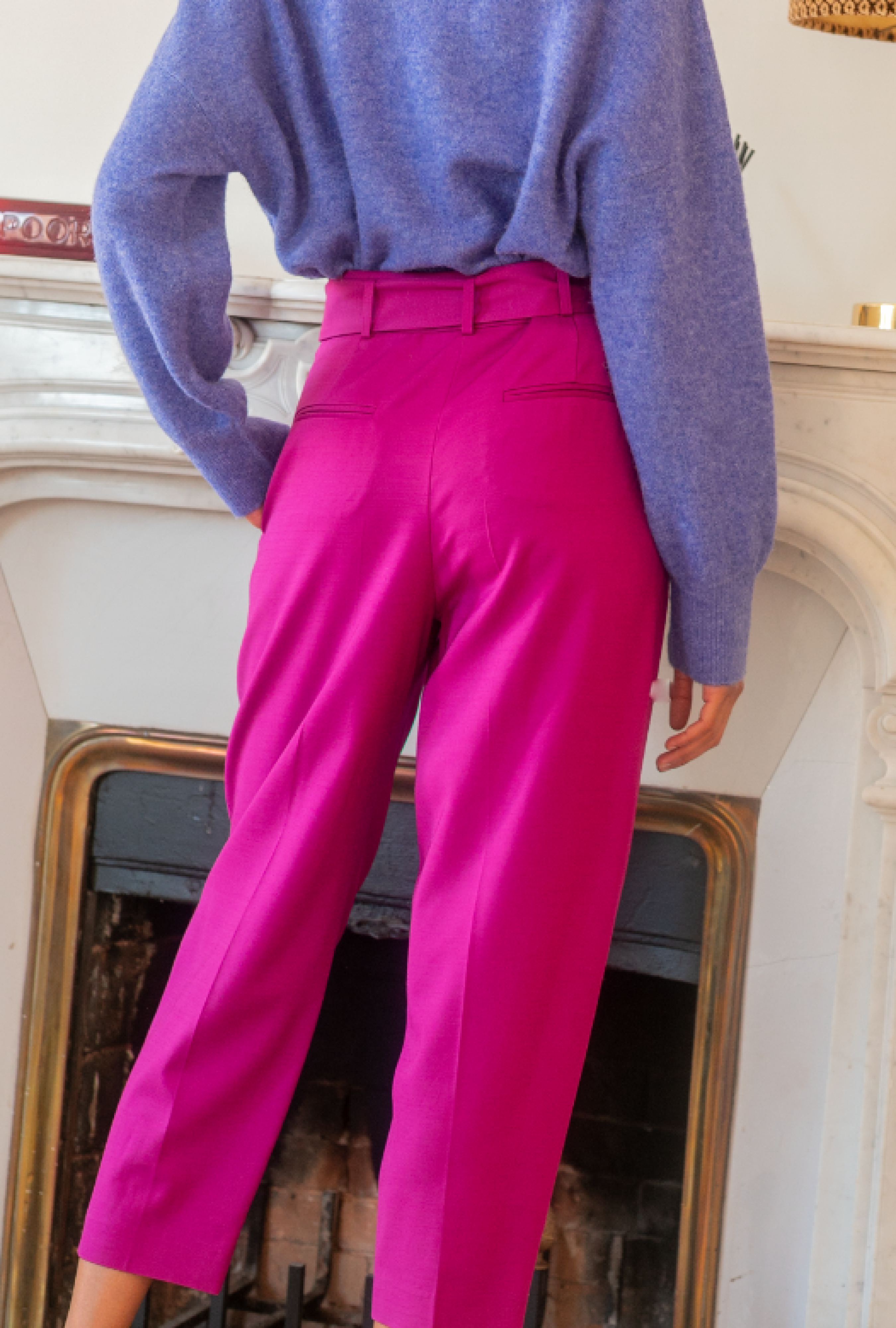 Pantalon City Fushia
