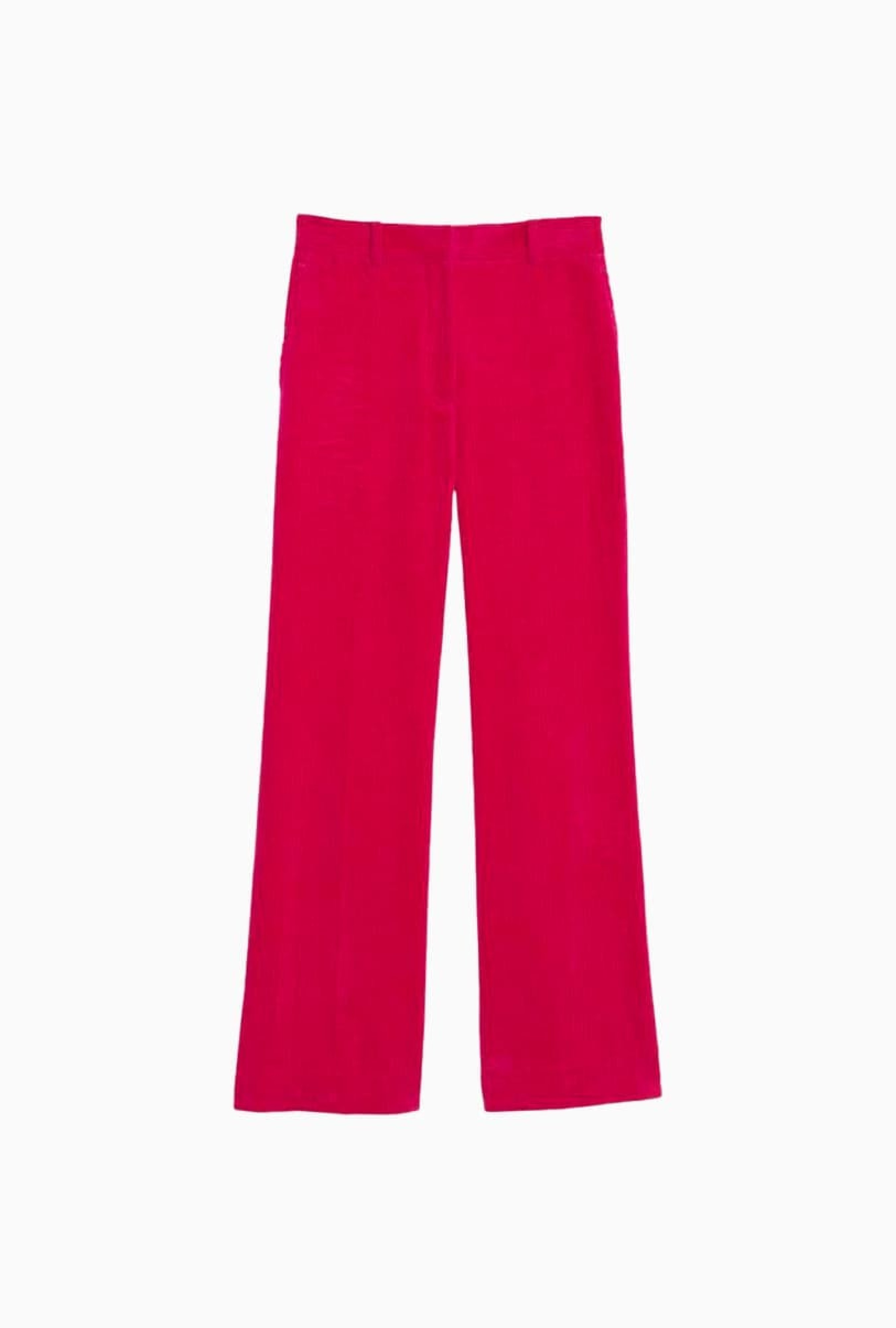 Pantalon Velours Fuchsia