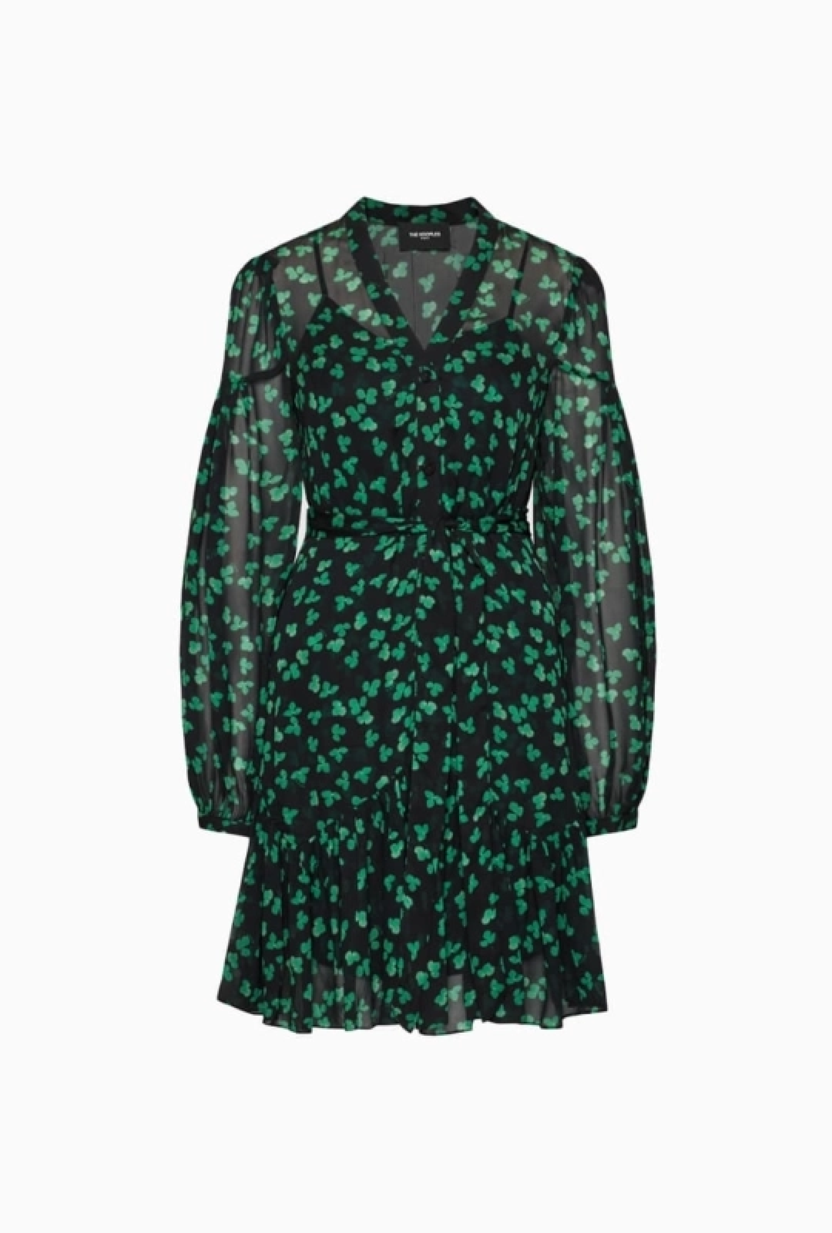 Robe Naive Flowers Green