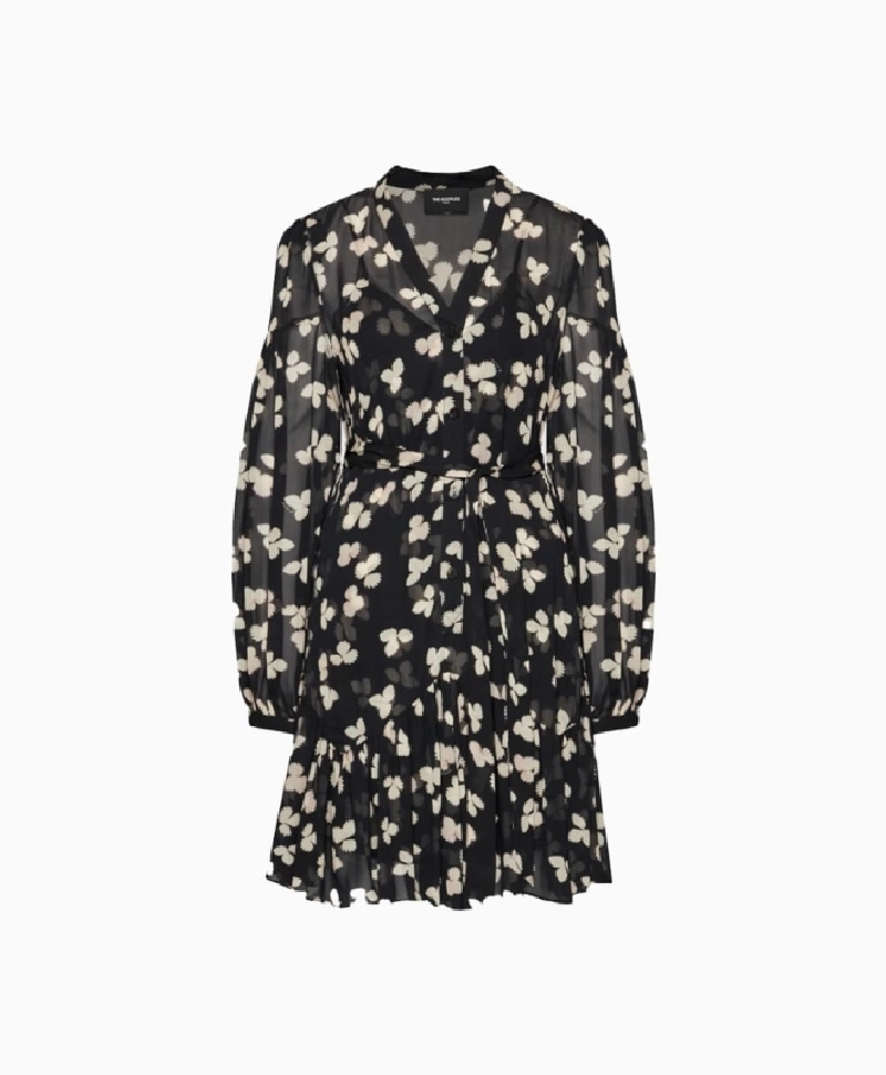 Robe Naive Flowers Black