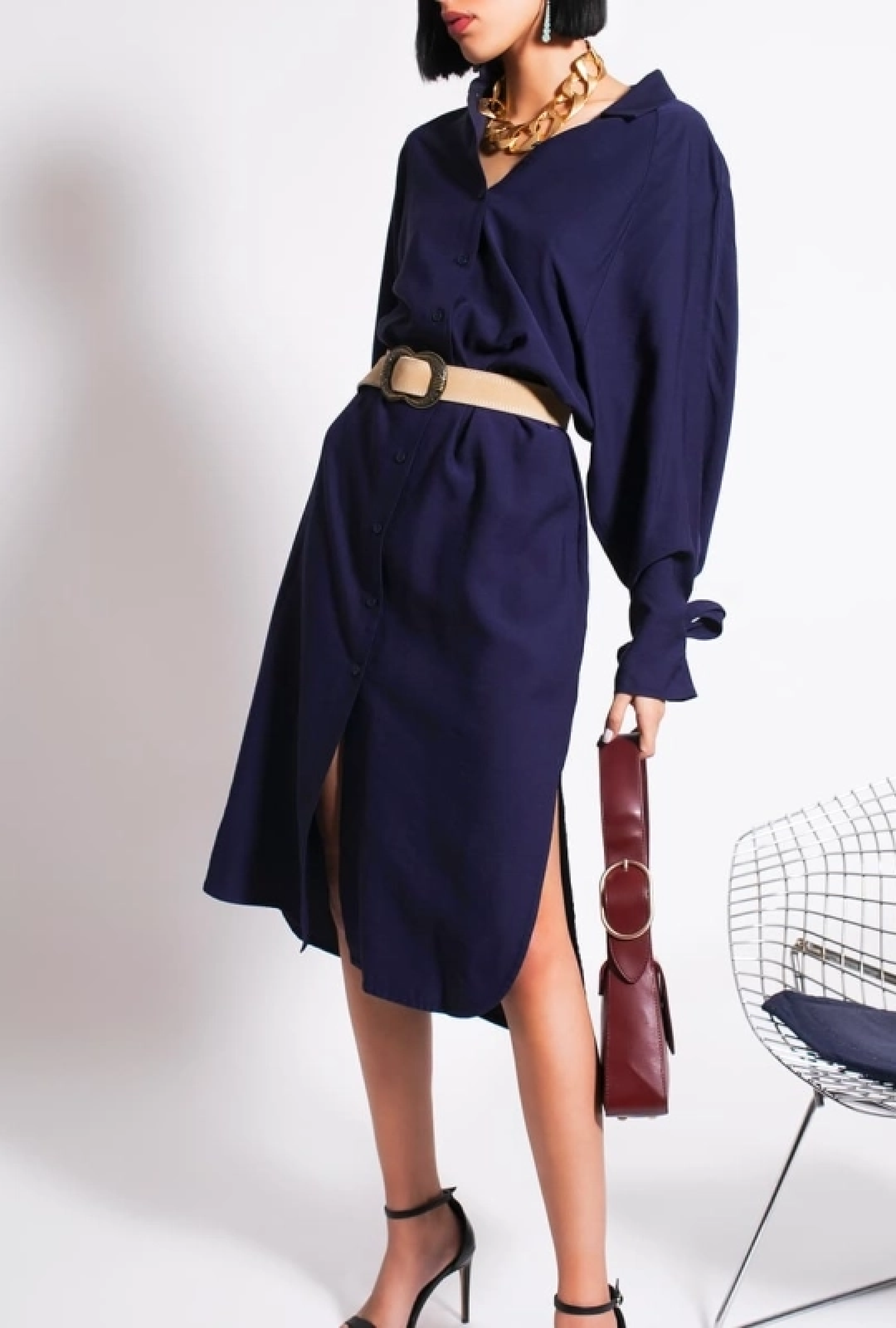 Robe Shirting Midi