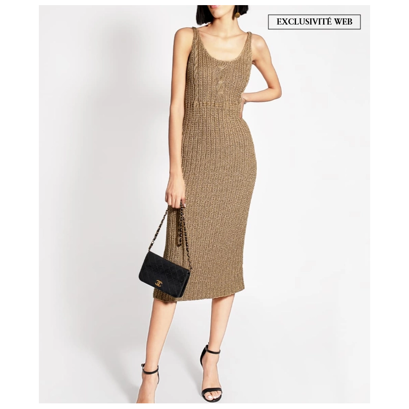 Robe Golden Mesh- Exclusivité web