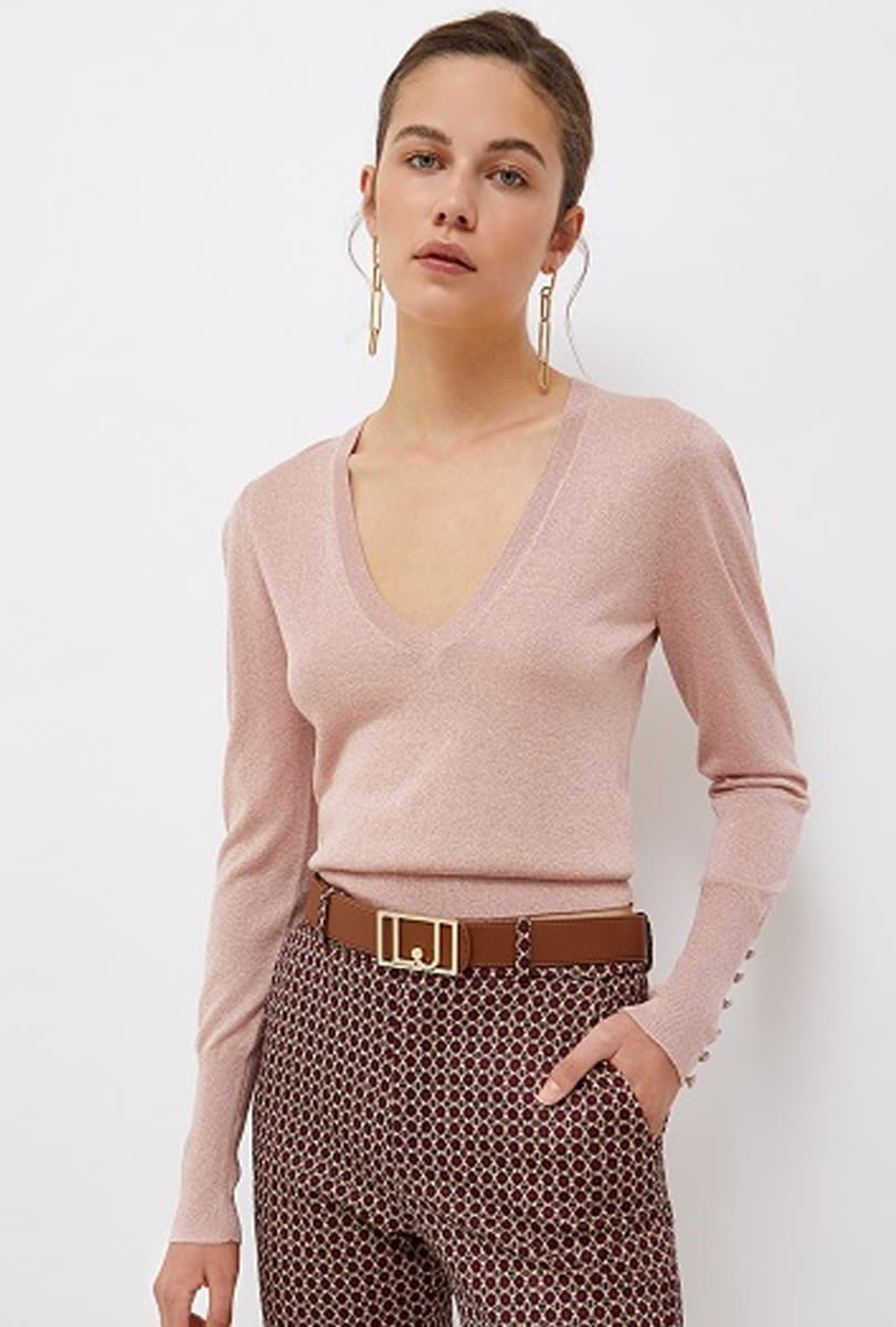 Pull Lurex Rose
