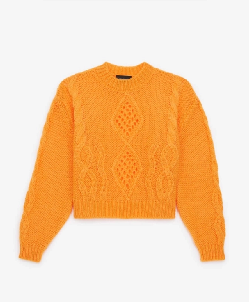 Pull Mohair Orange