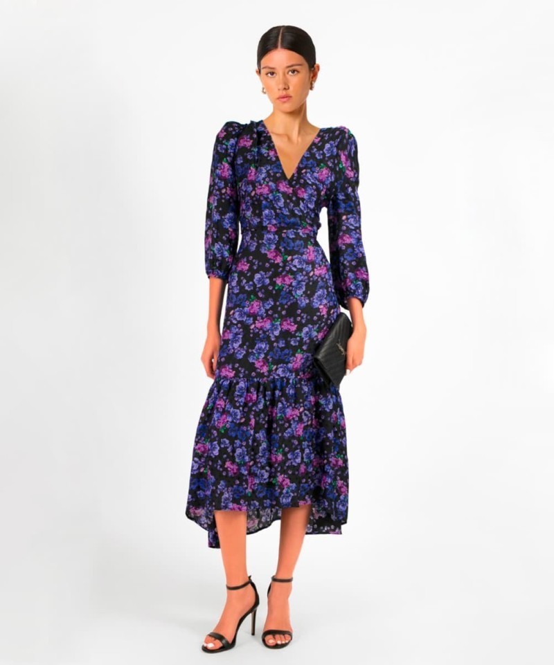 Robe Violette Florale