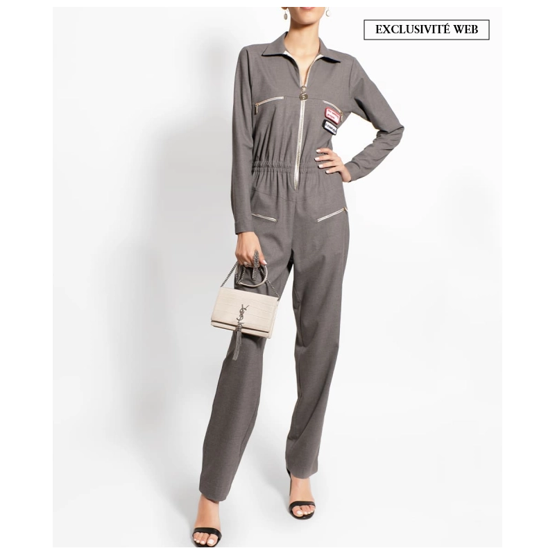 Combinaison Carolina Ritzler Love Grise
