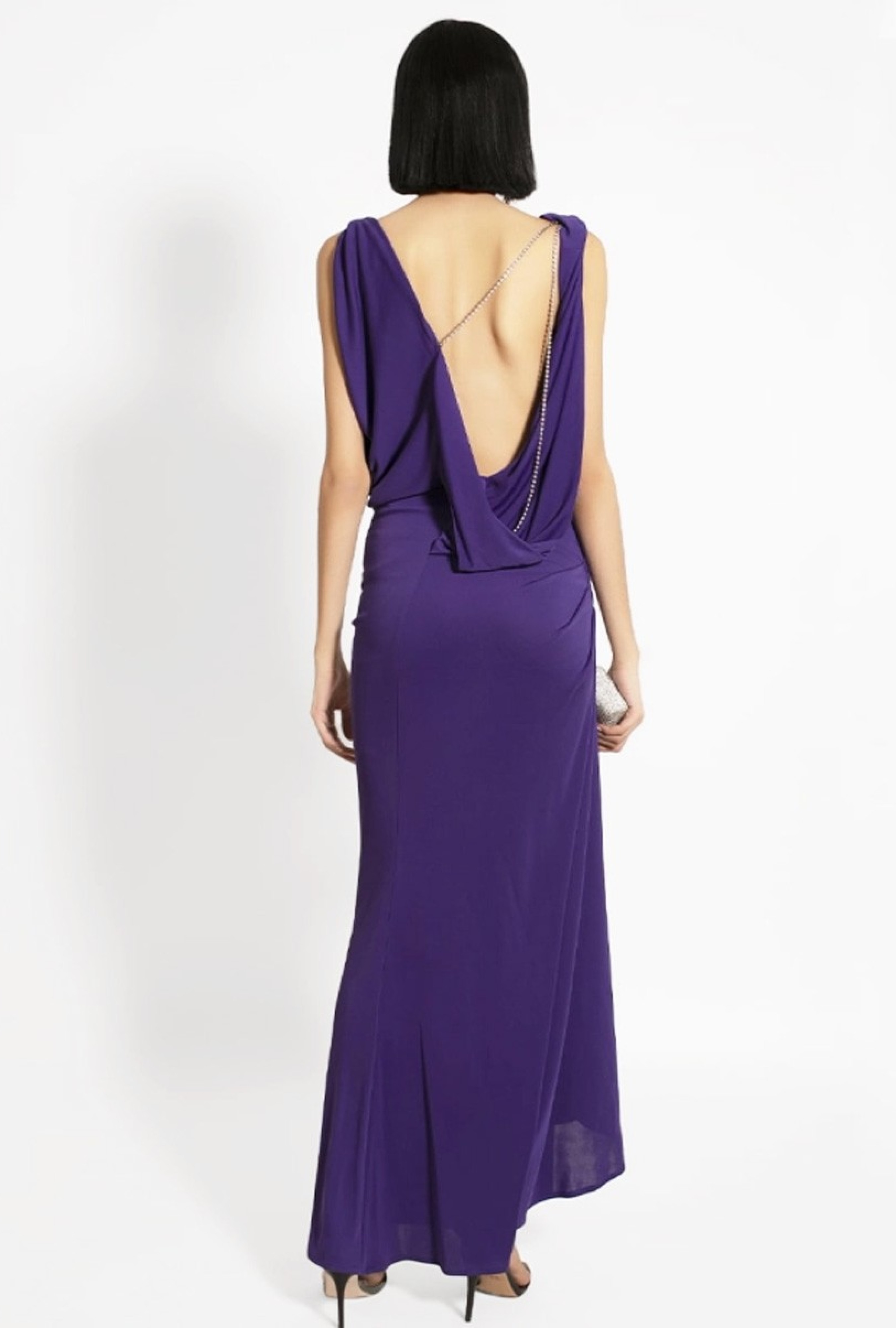 Robe Purple Backless