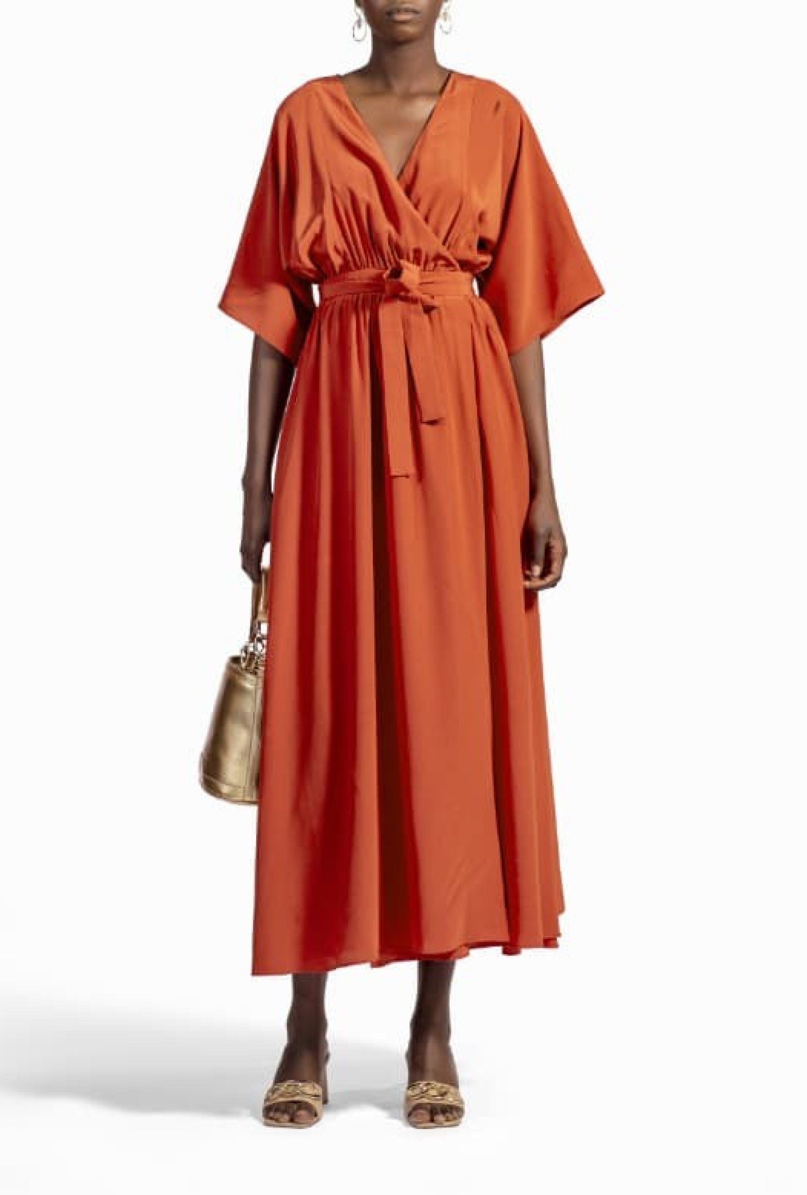 Robe Sikara Ocre-Exclusivité web