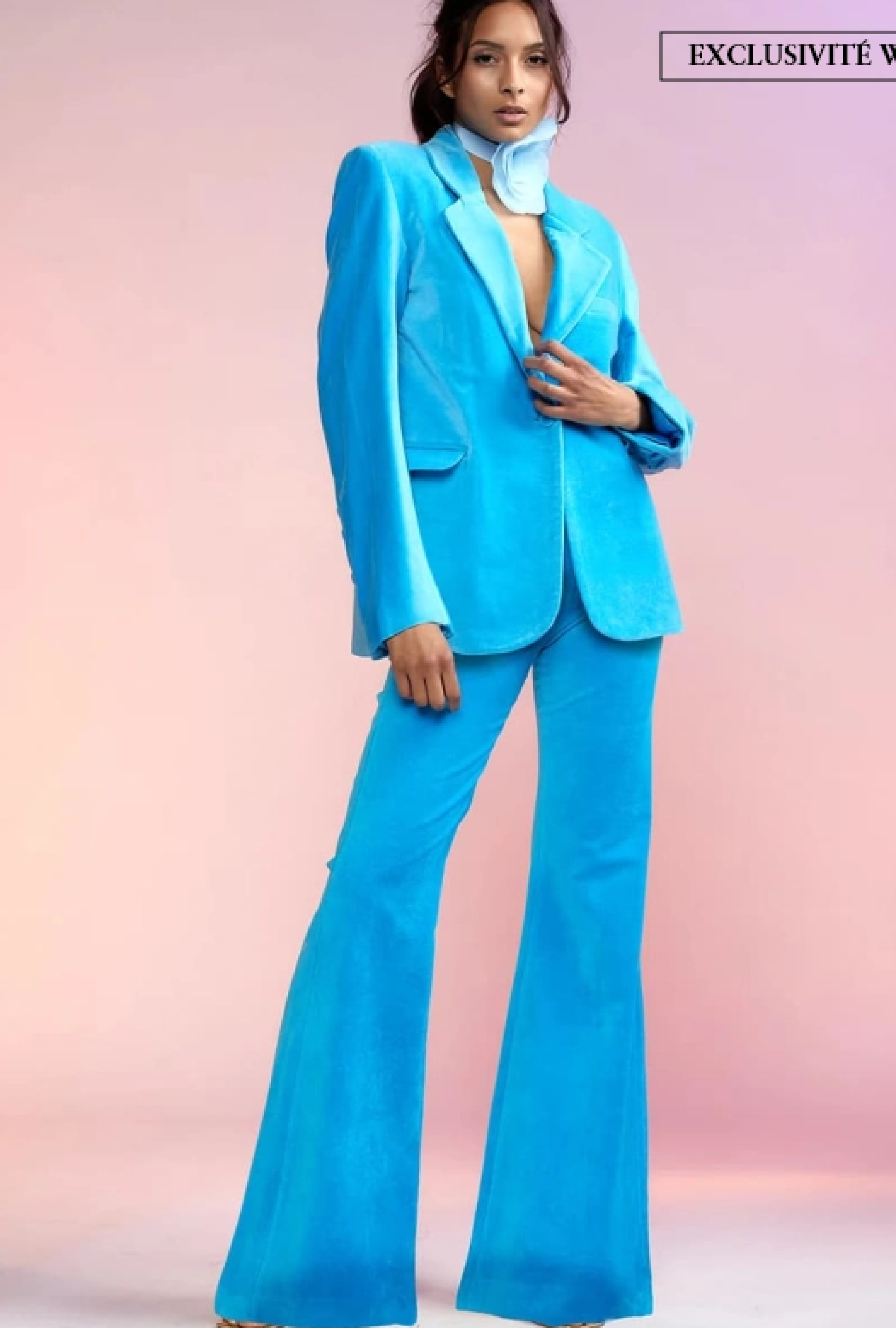 Pantalon Velvet Bleu