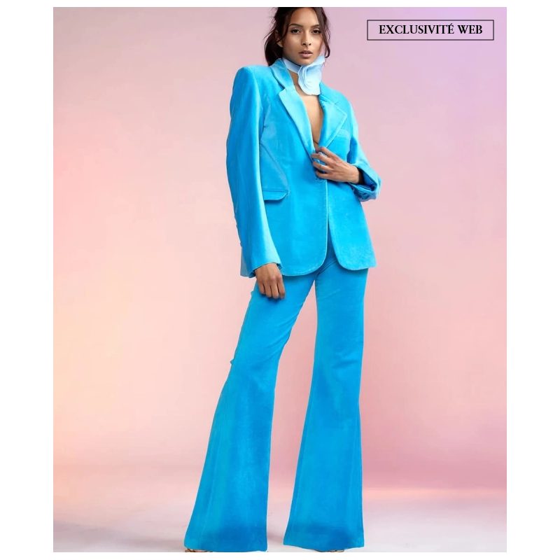 Pantalon Velvet Bleu
